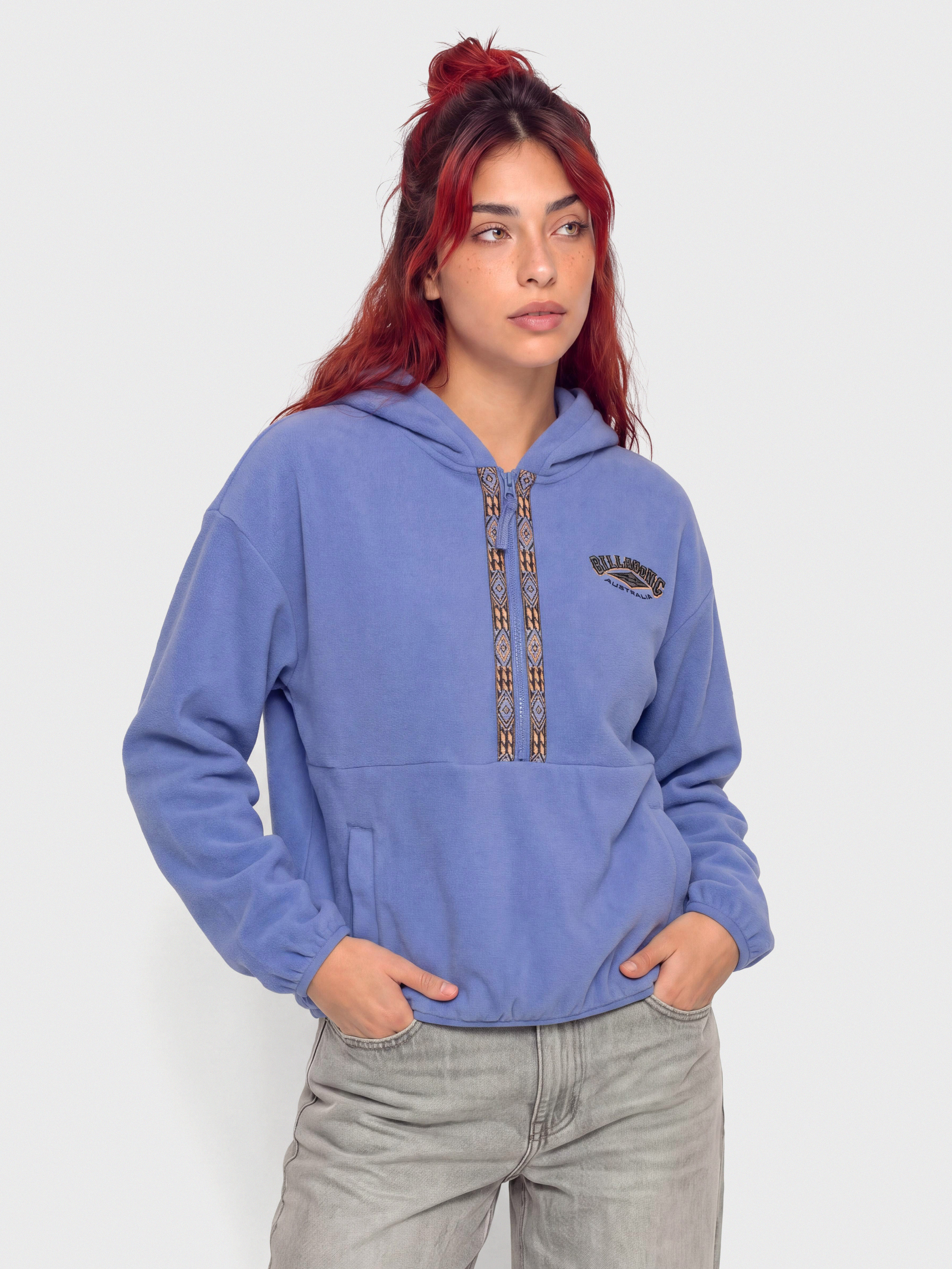Bluza z kapturem Billabong Winter Camp HD Wmn (iris)