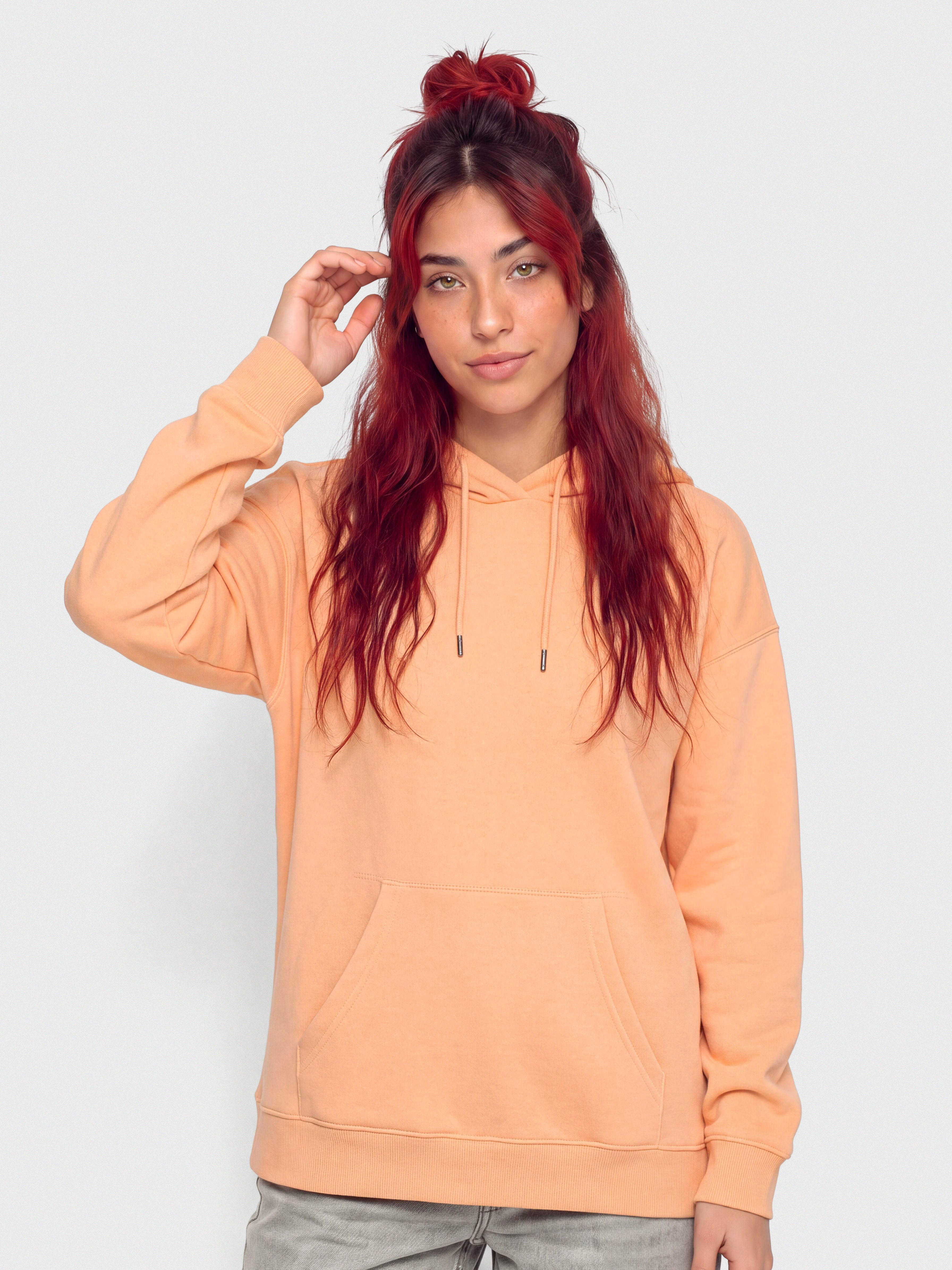 Bluza z kapturem Volcom Stone Heart Up HD Wmn (pale peach)