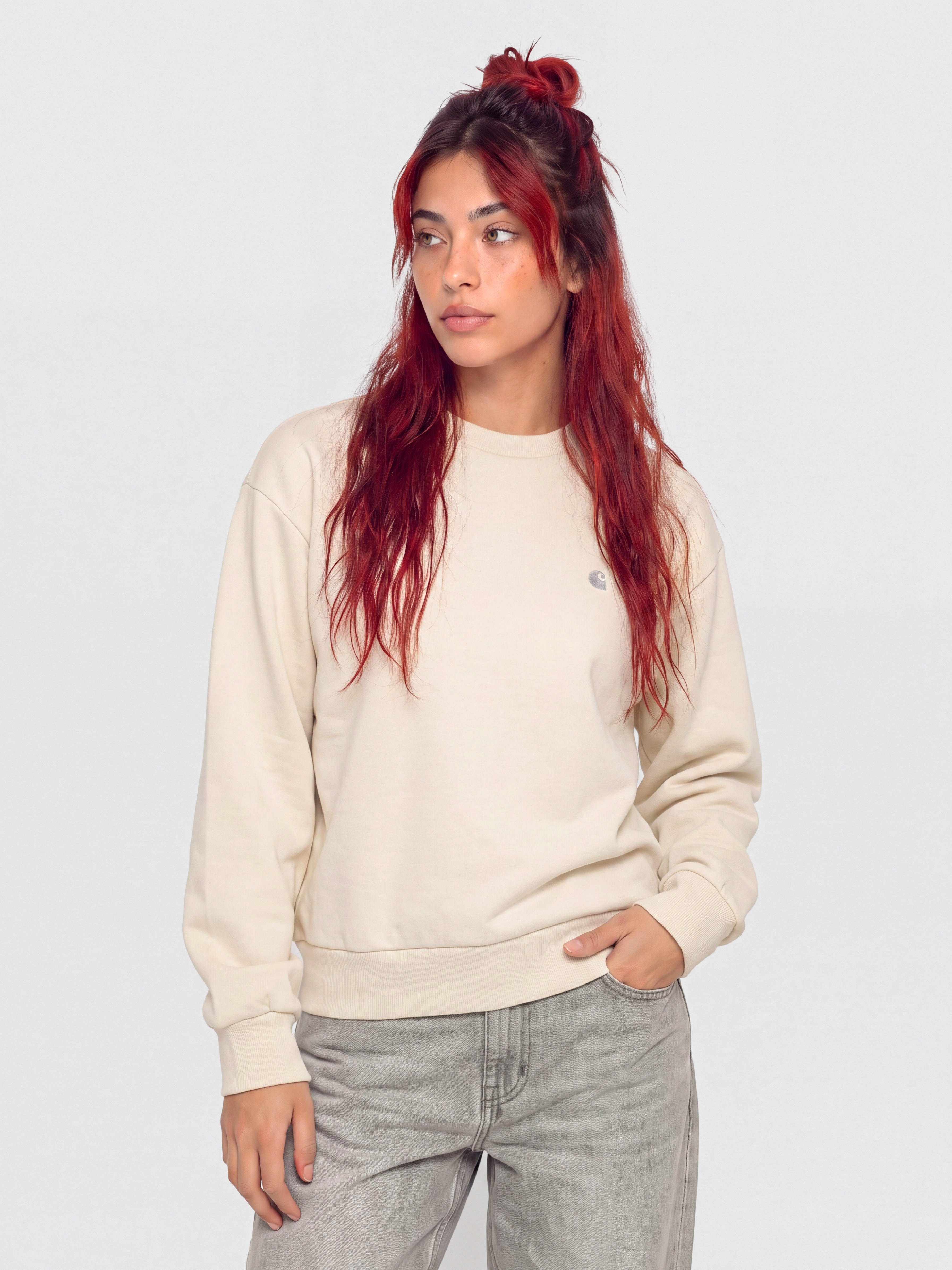 Bluza Carhartt WIP Casey Wmn (cinnerus/silver)