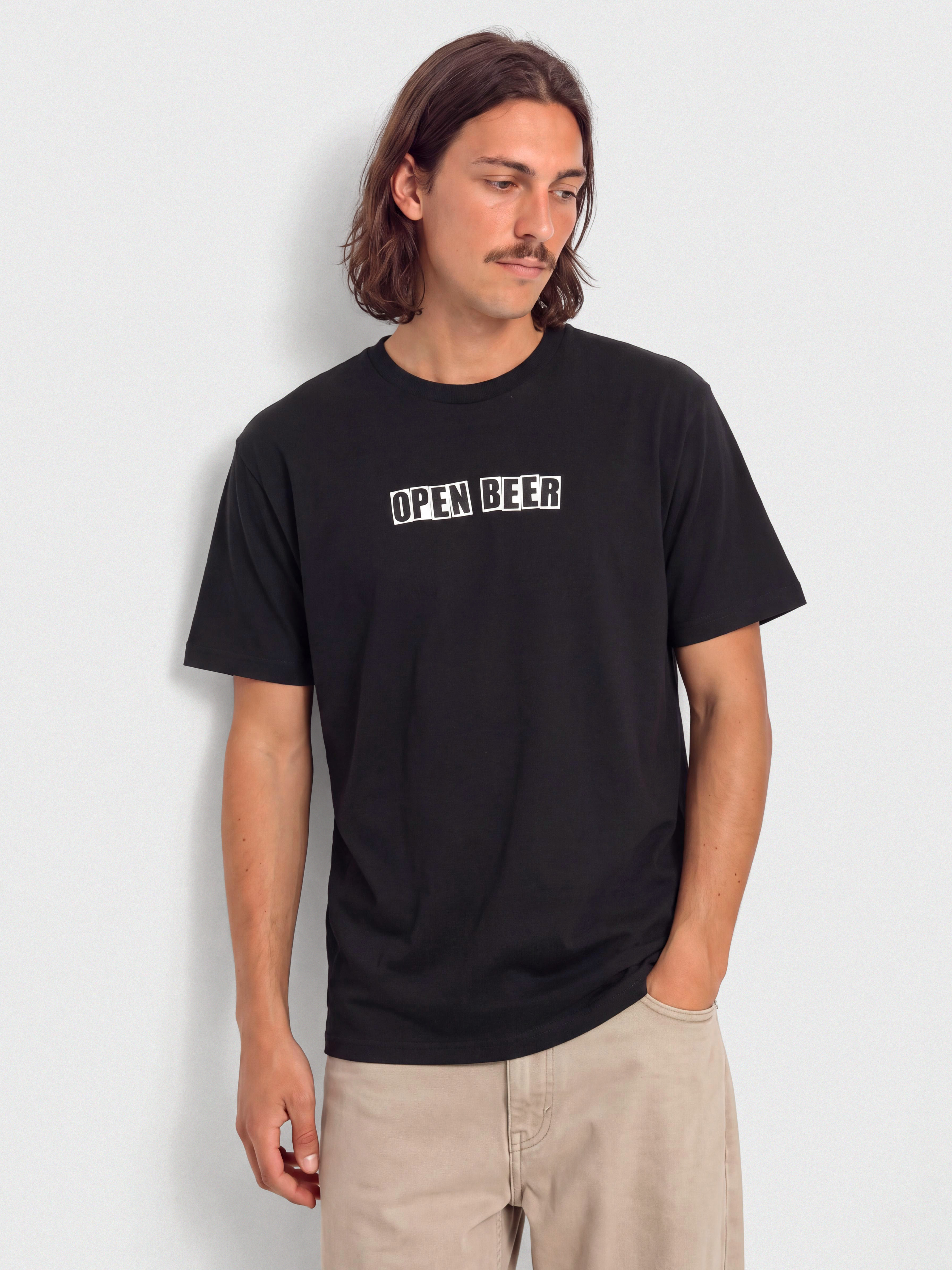T-shirt Baker Open Beer (black)