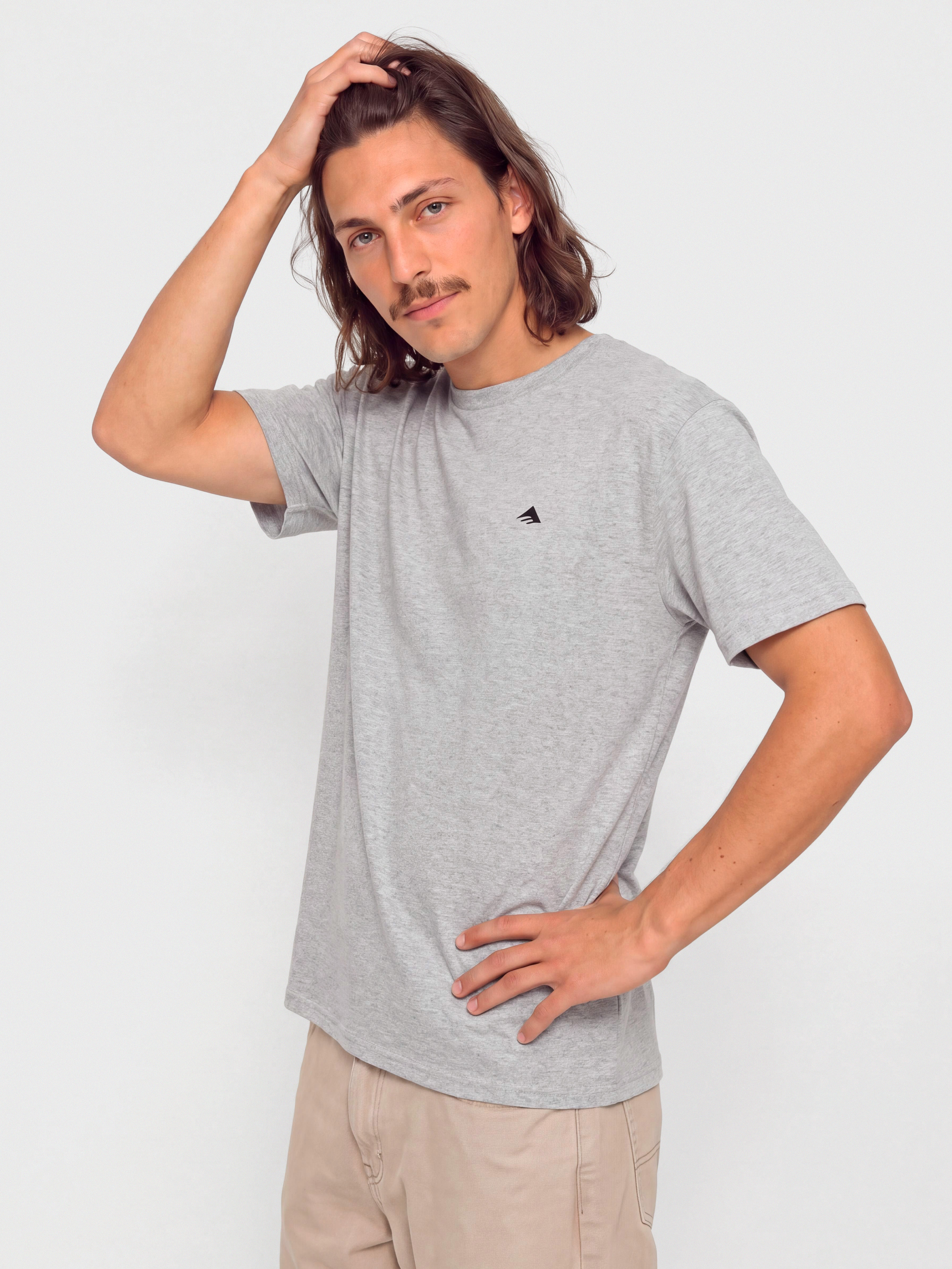 T-shirt Emerica Justified Triangle (grey/heather)