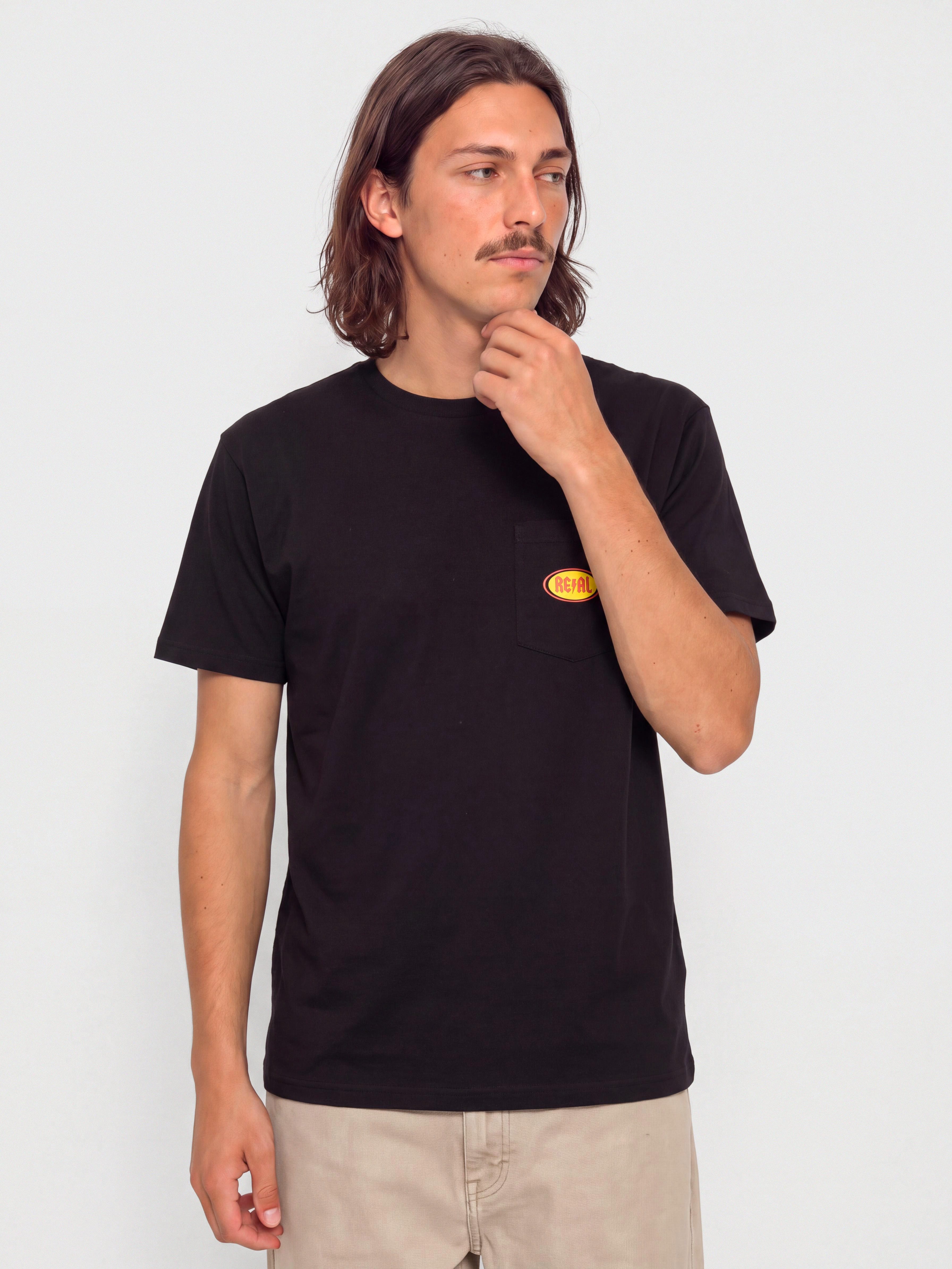 T-shirt Real Deeds Oval (black)