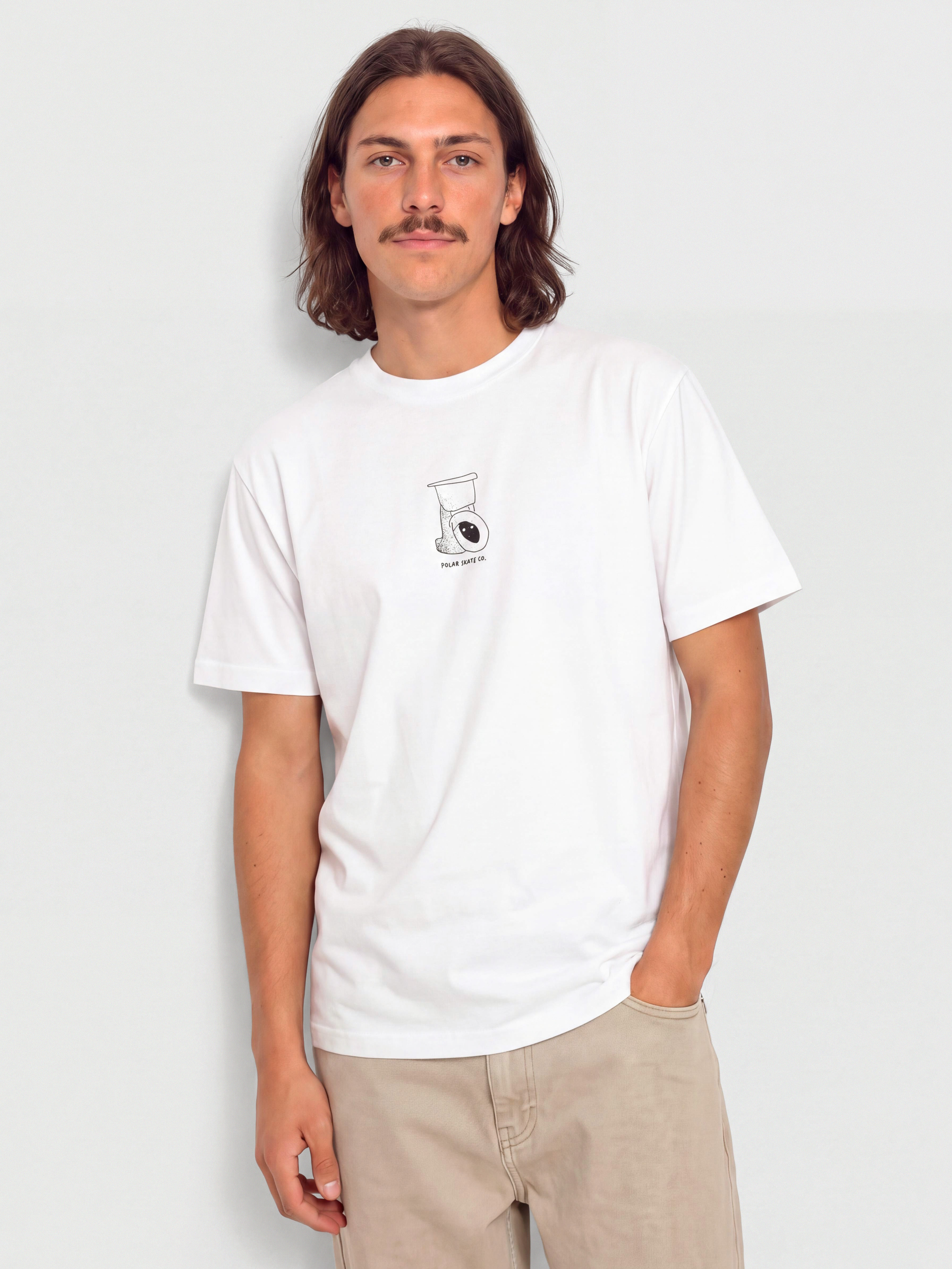 T-shirt Polar Skate Toilet (white)
