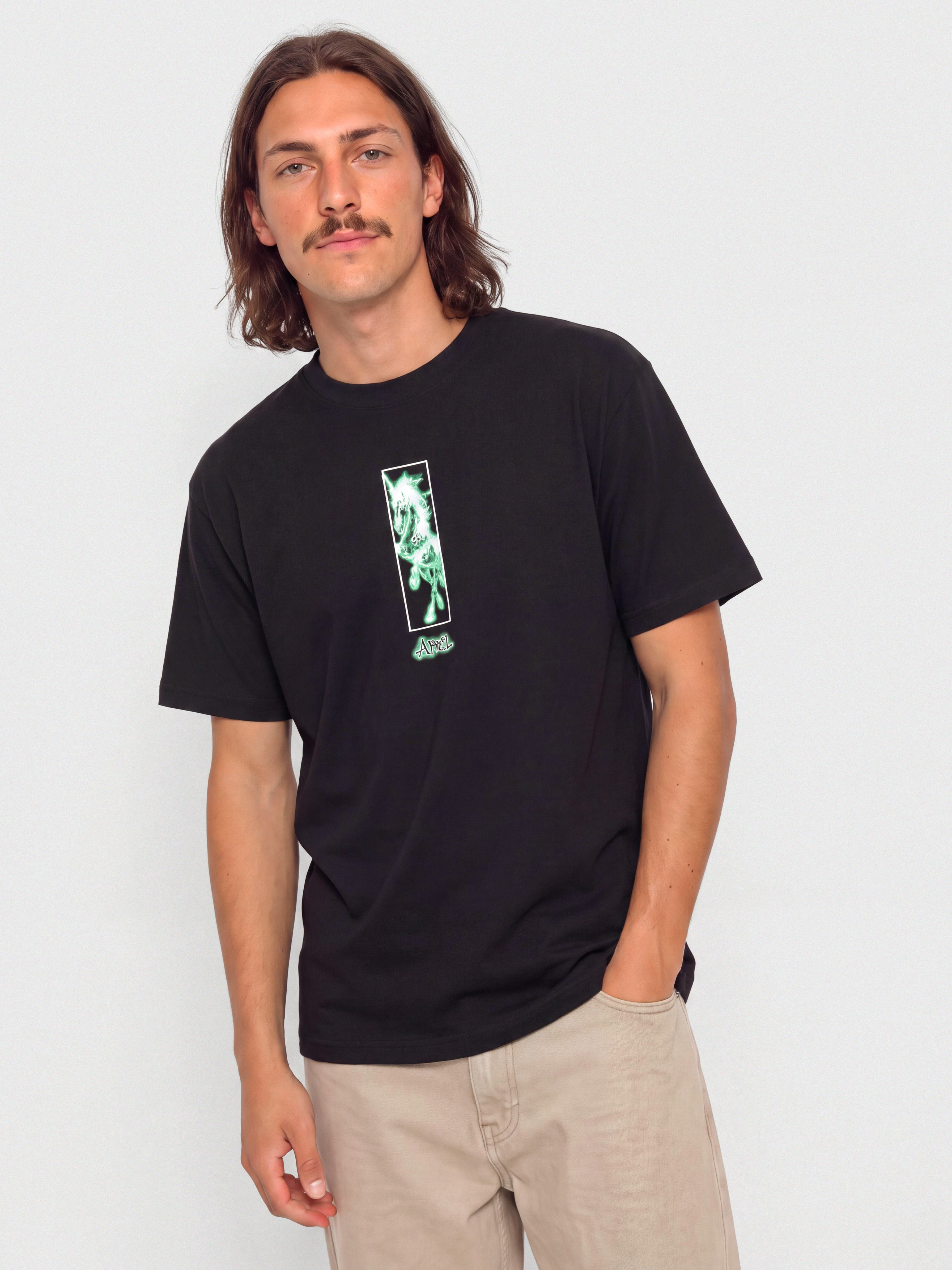 T-shirt April Skateboards Uni (black)
