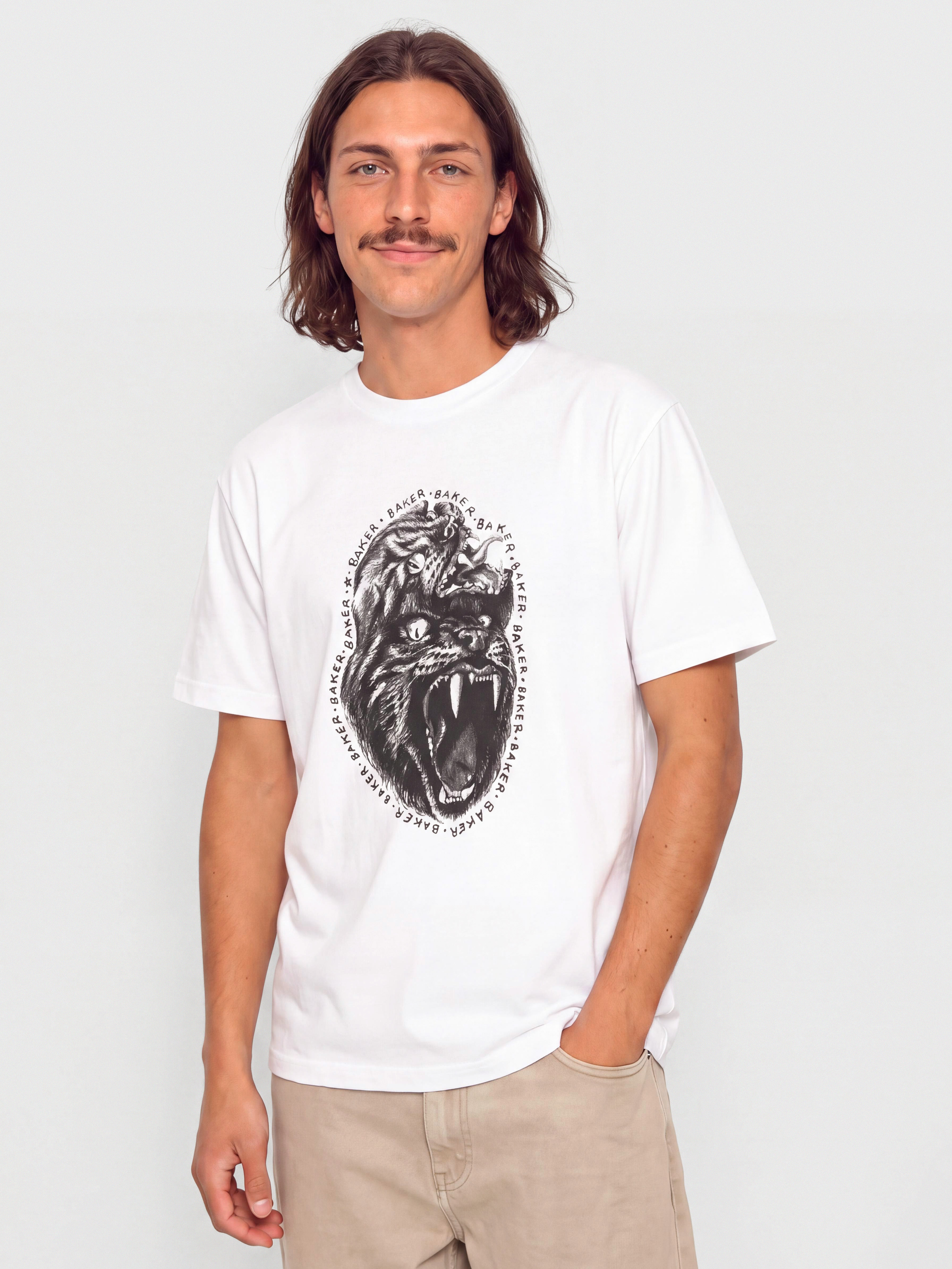 T-shirt Baker Fried Beast (white)