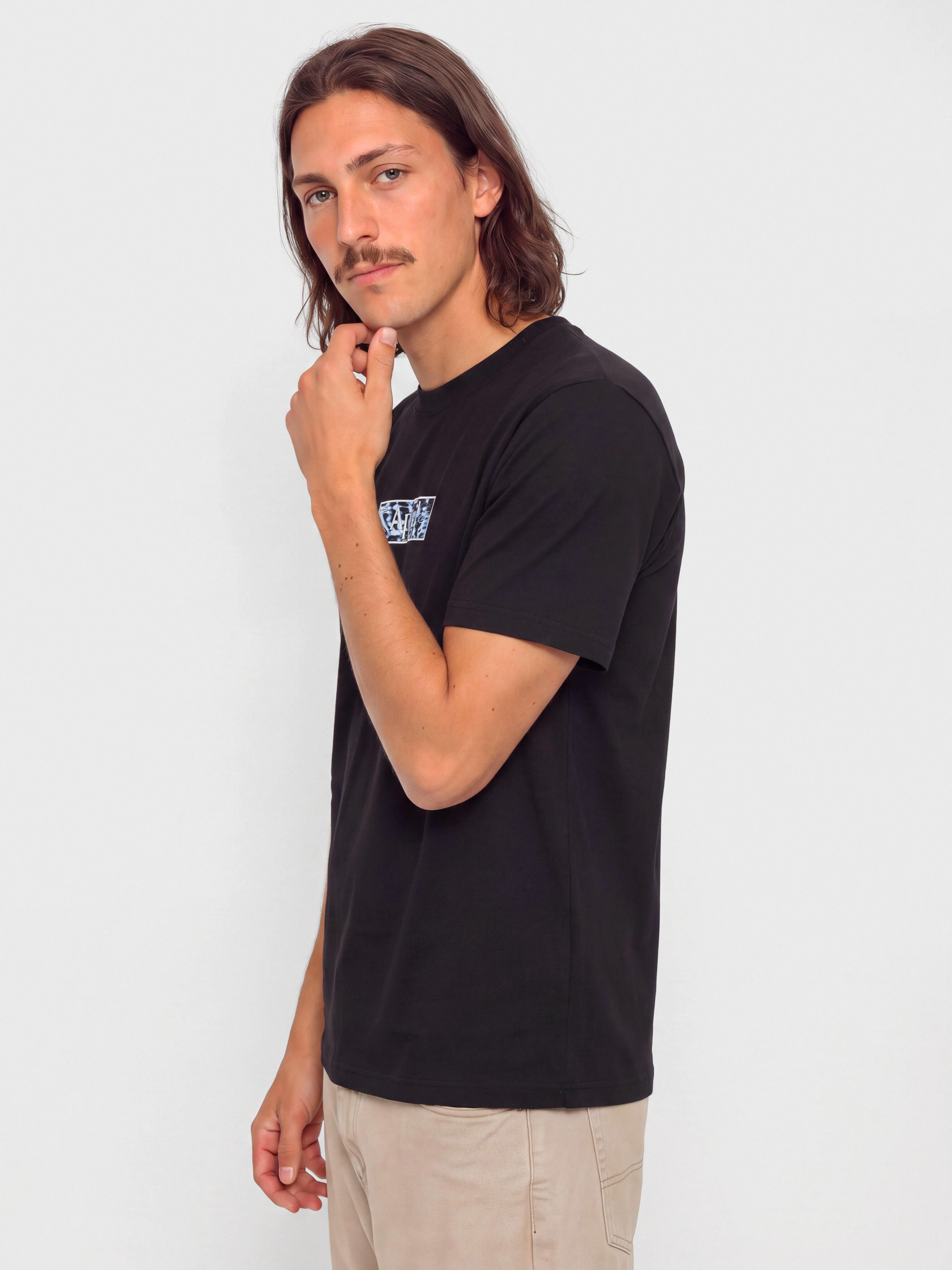 T-shirt April Skateboards Liquid (black)