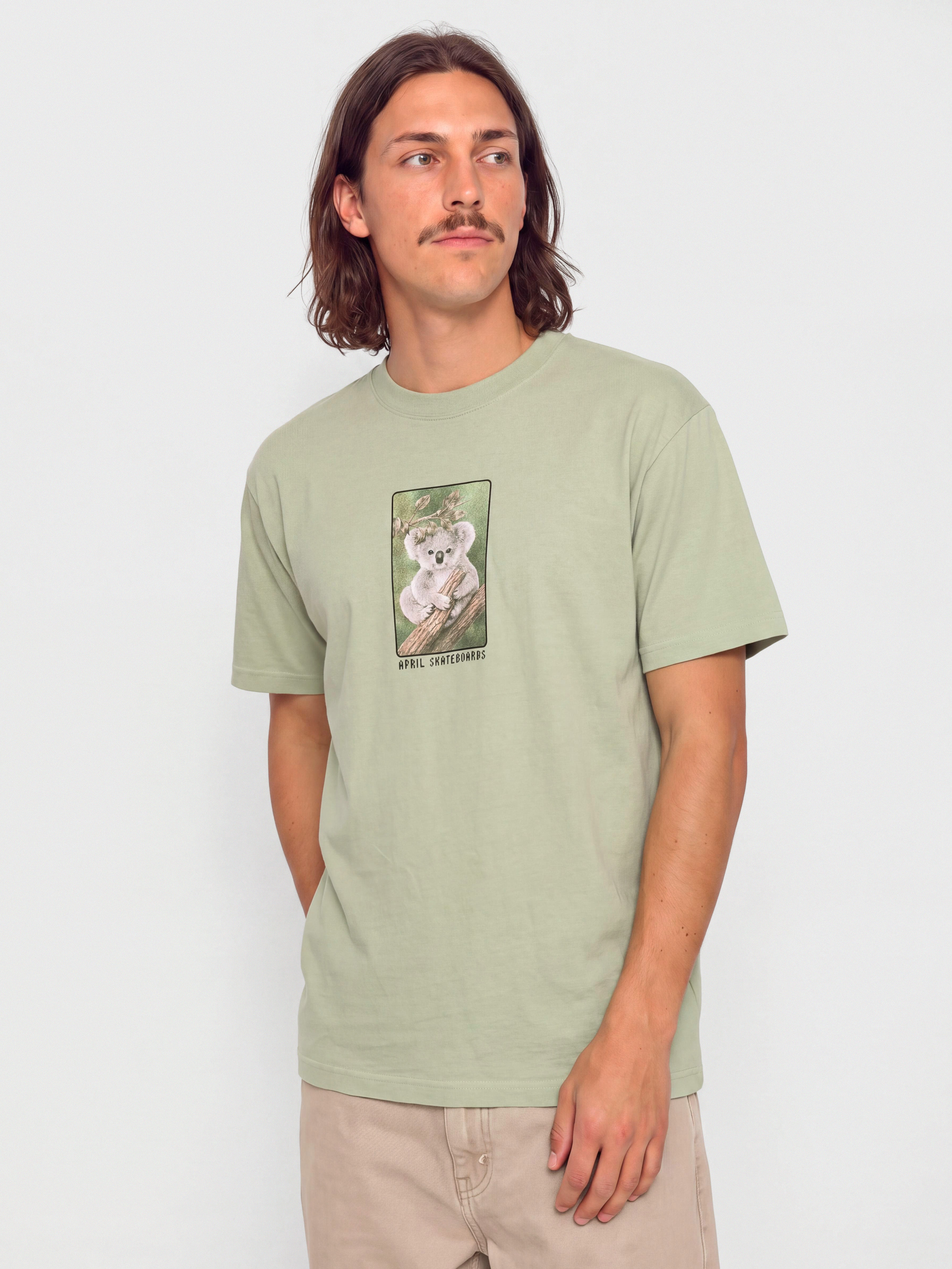 T-shirt April Skateboards Marsupial (sage)