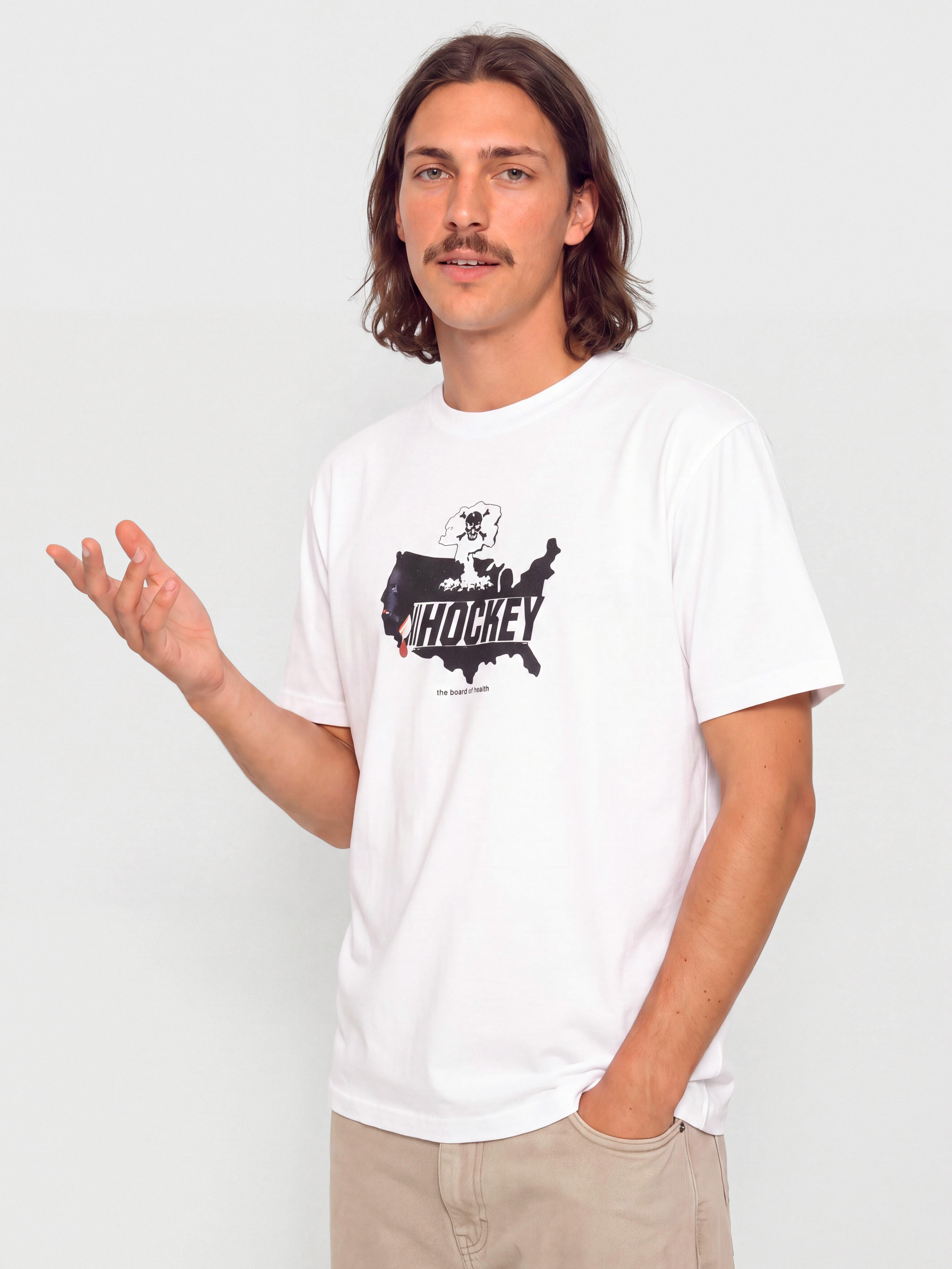 T-shirt Hockey Board of Health (white)