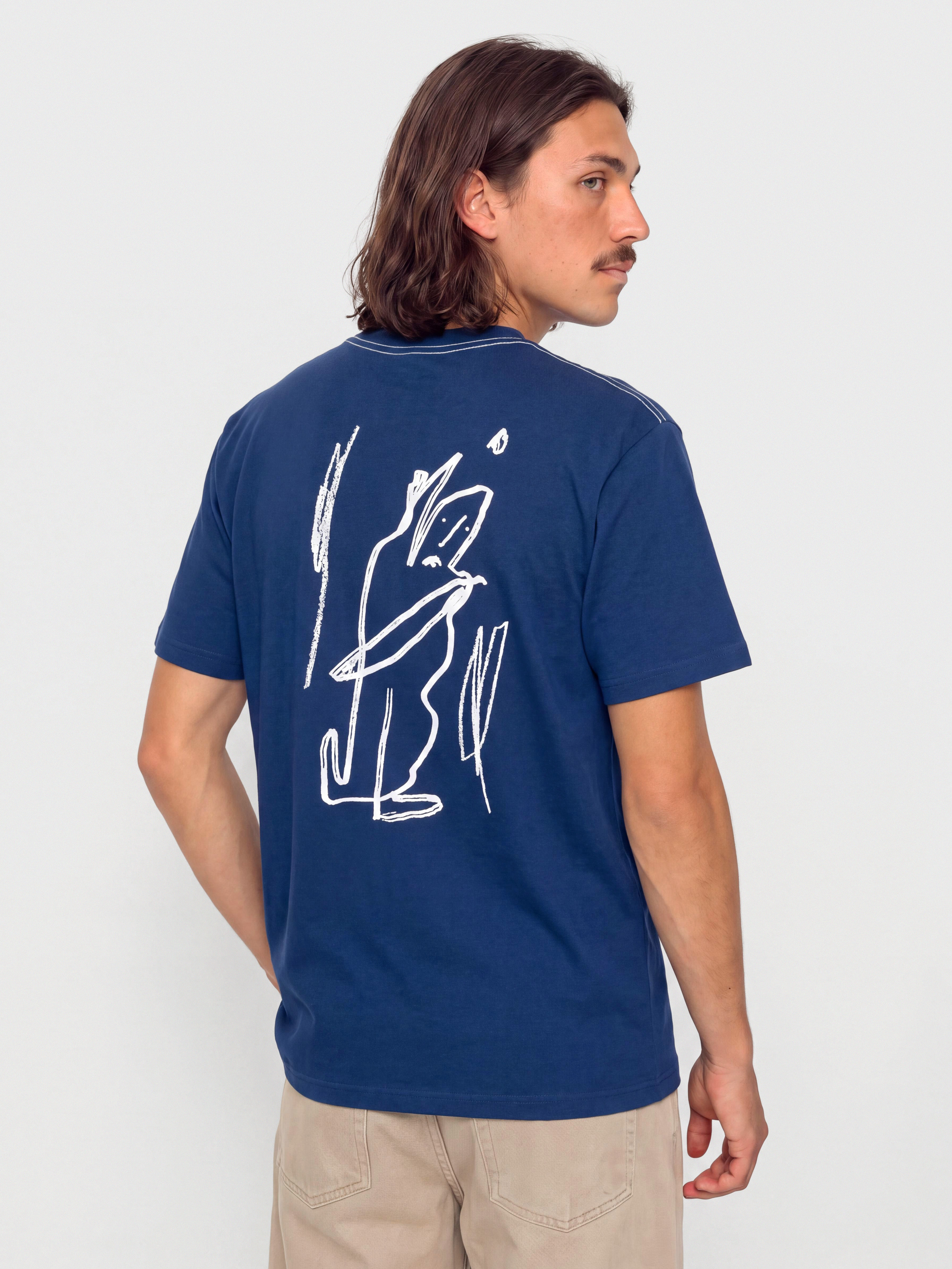 T-shirt Polar Skate Contrast Doodle