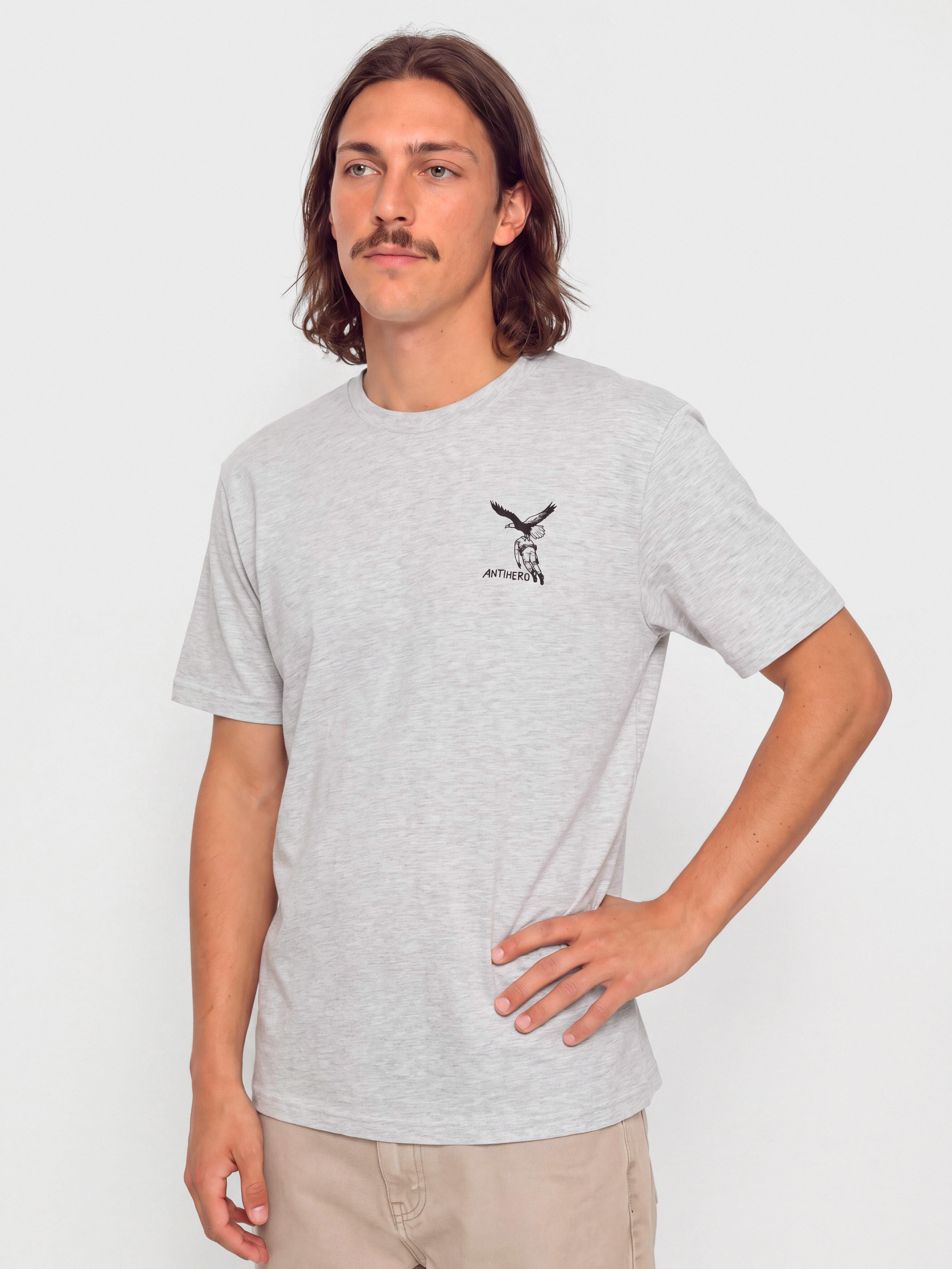 T-shirt Antihero Liberdad (ash grey)