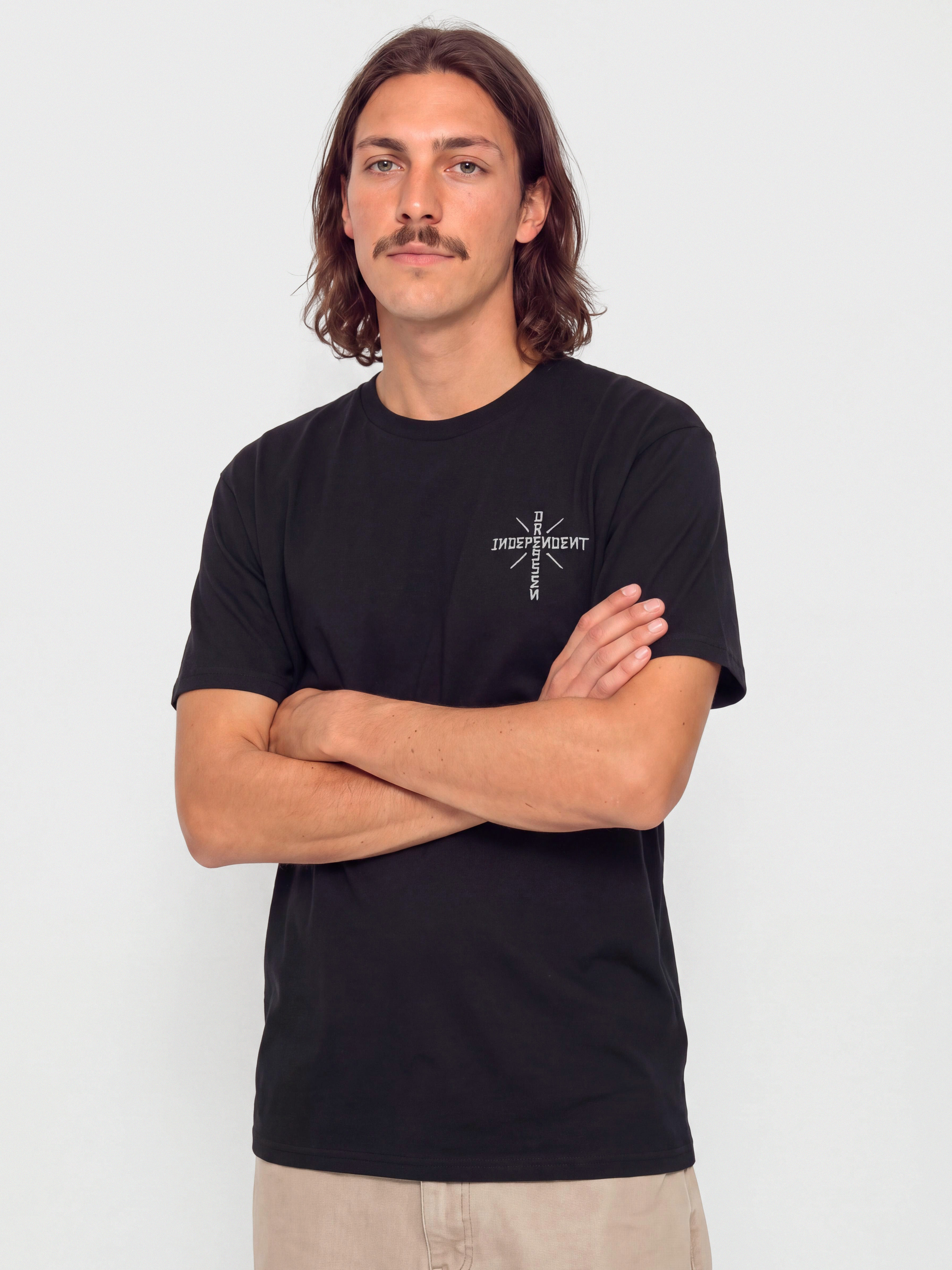 T-shirt Independent Dressen Skull Rose (black)