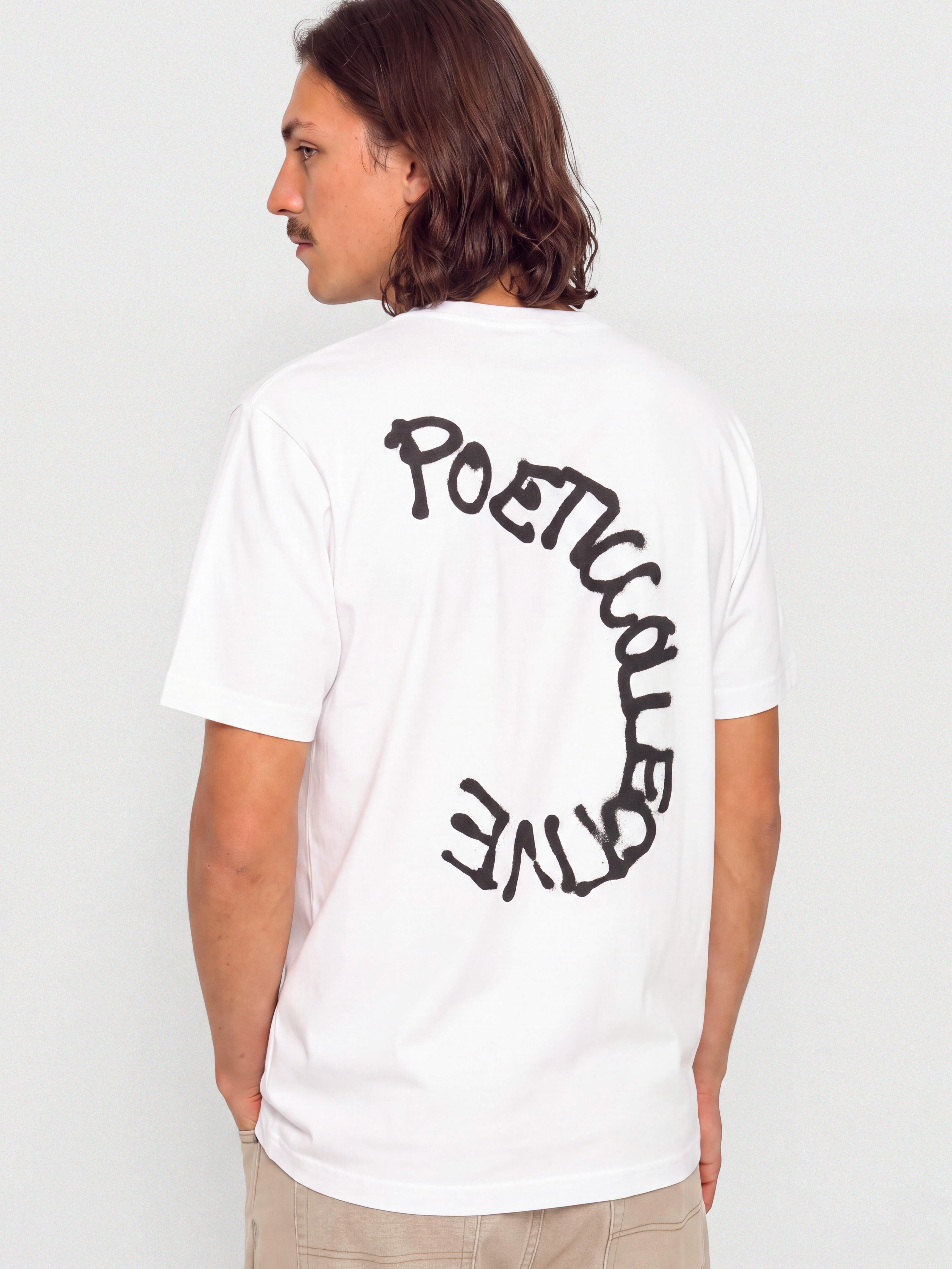 T-shirt Poetic Collective Spray (white)