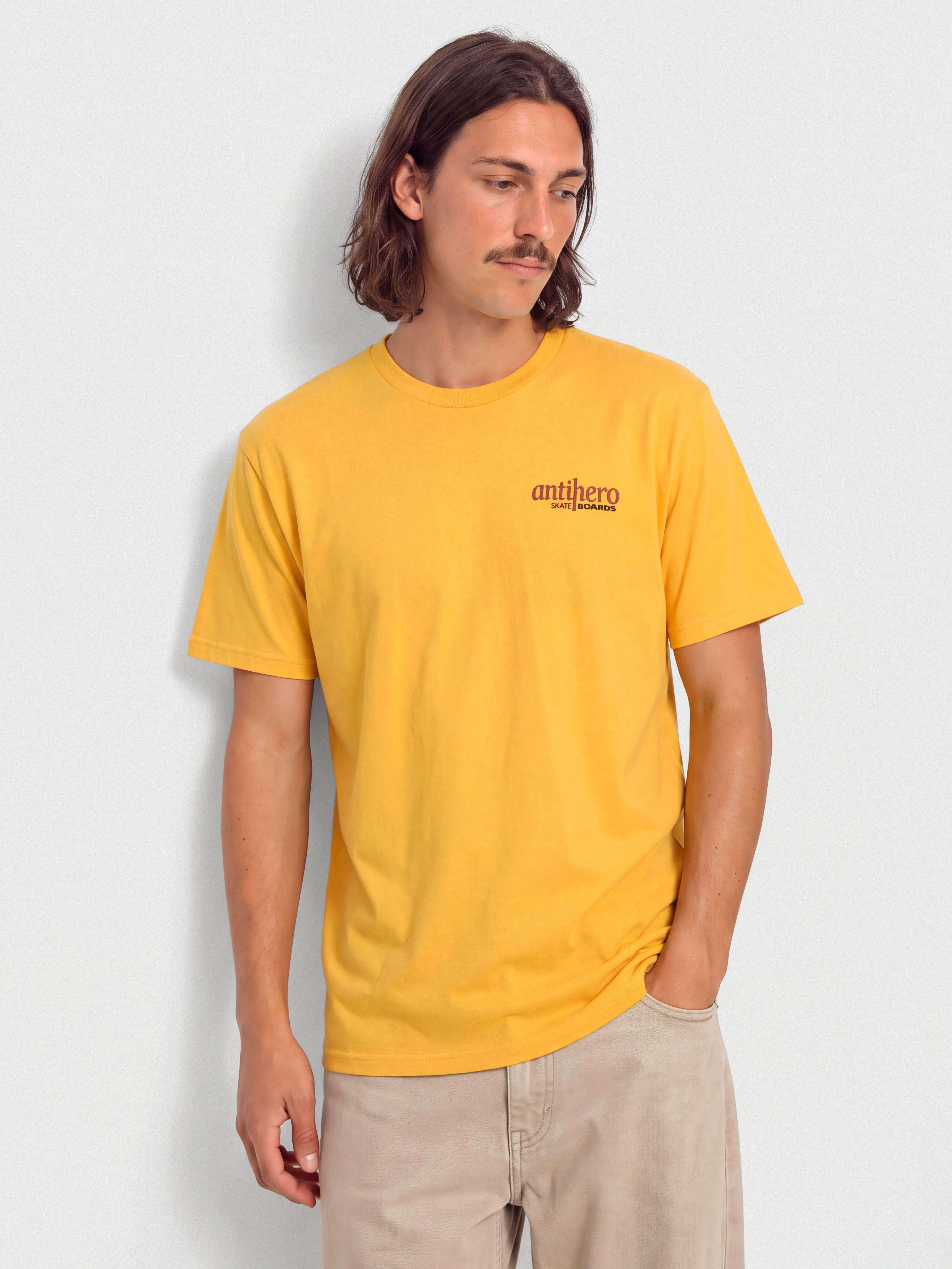 T-shirt Antihero The Bucky (gold w/multi color prints)