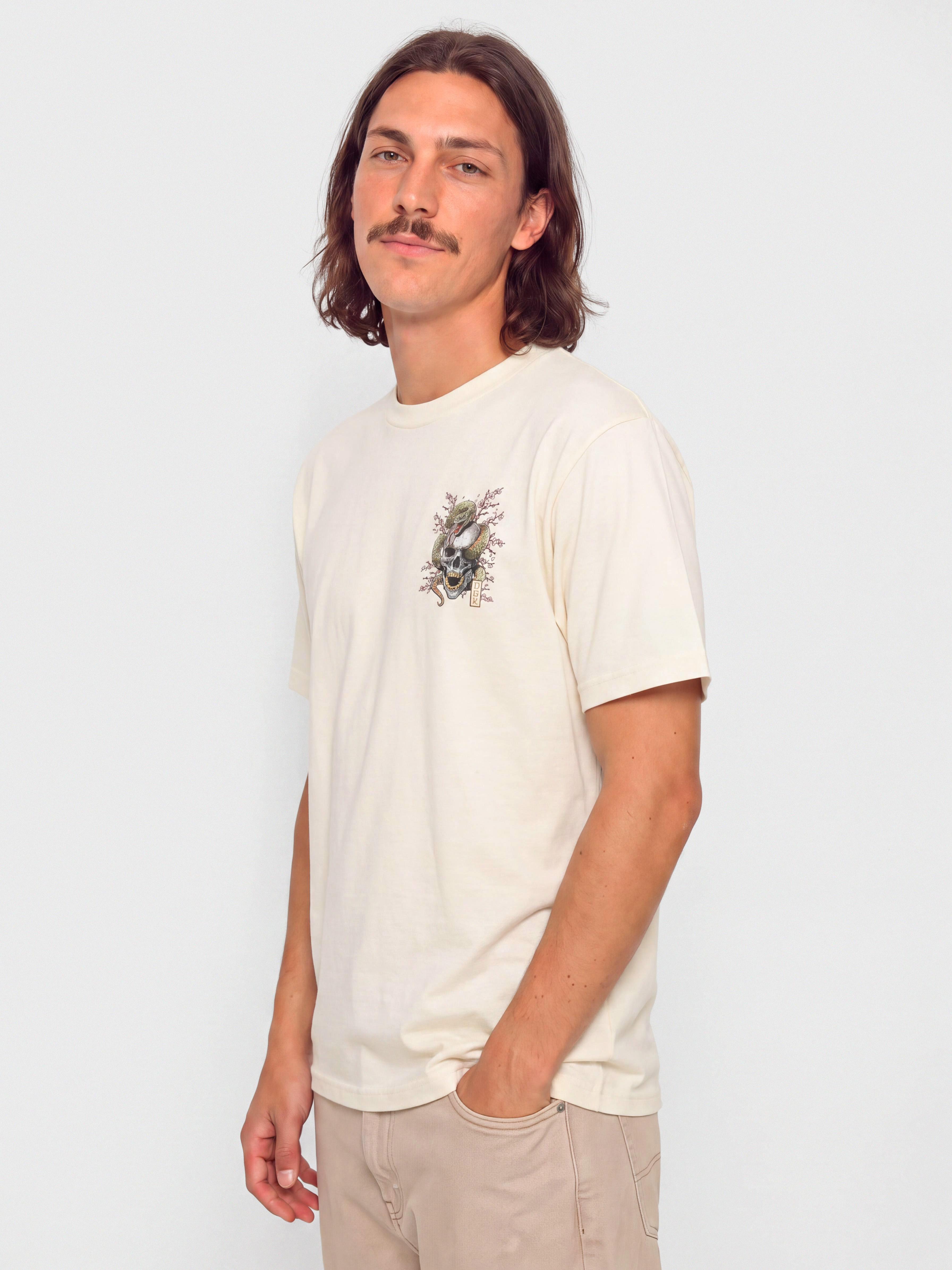 T-shirt DGK Strength (cream)