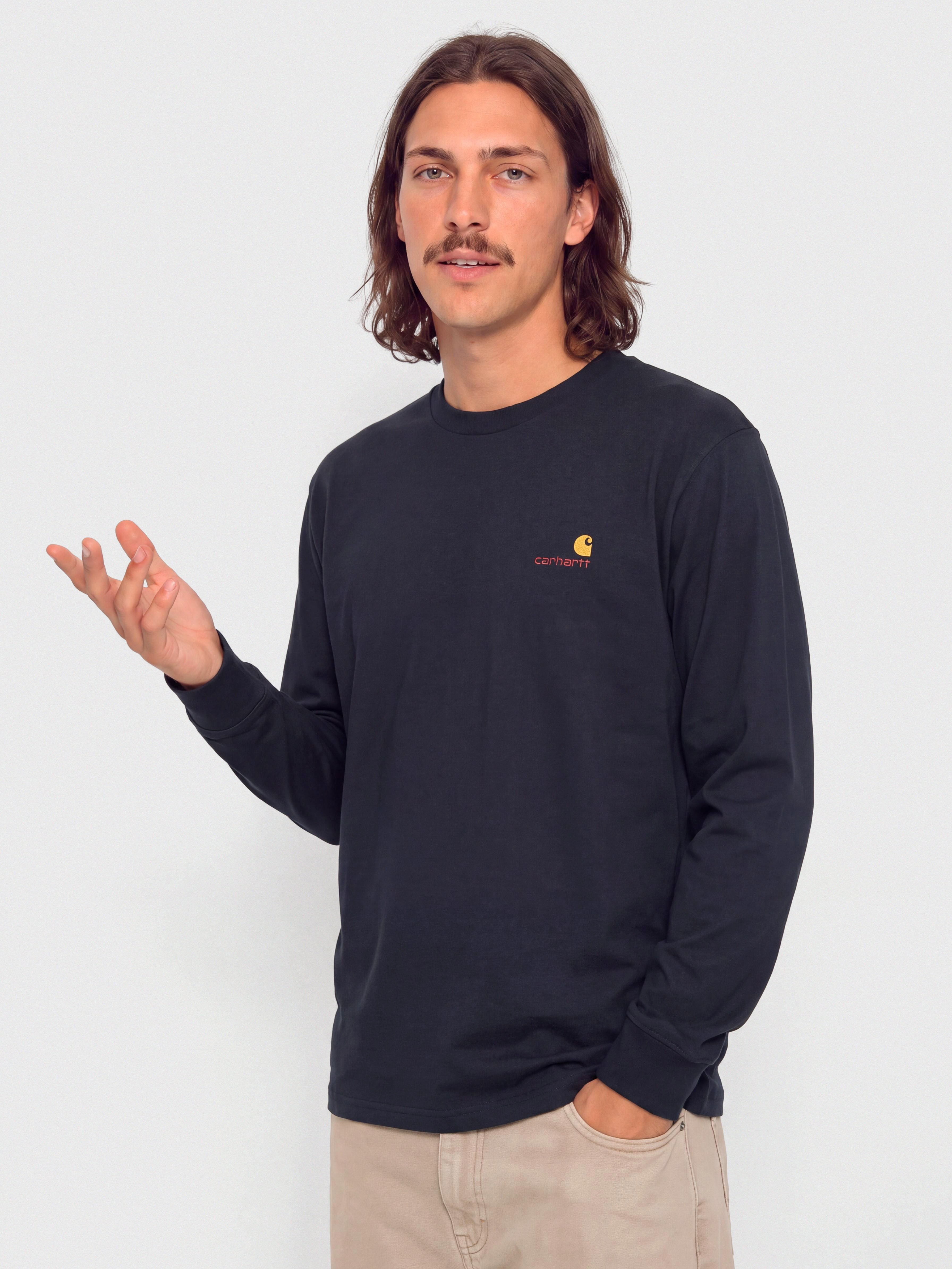 Longsleeve Carhartt WIP American Script