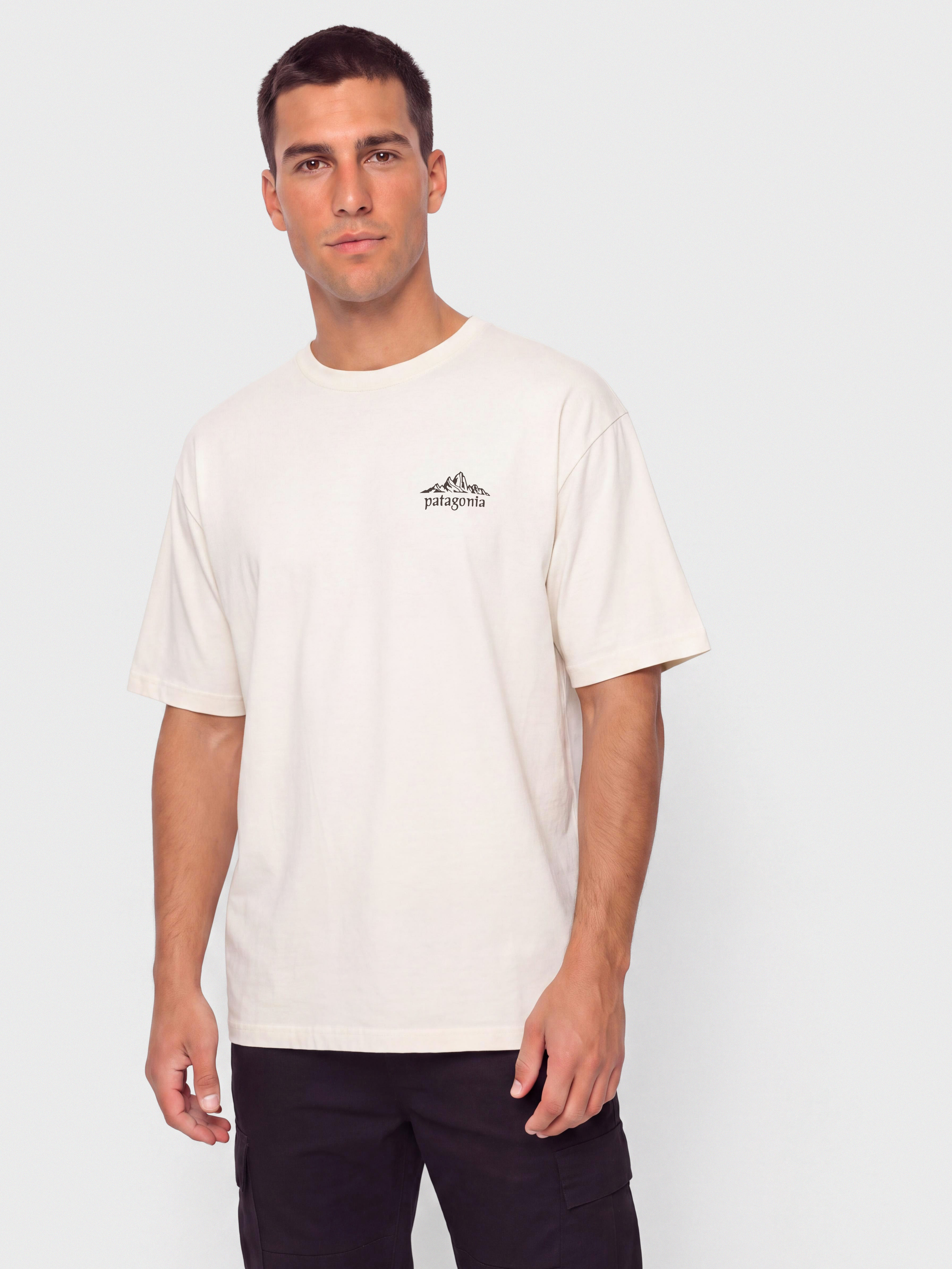 T-shirt Patagonia Cloud Crag (undyed natural)