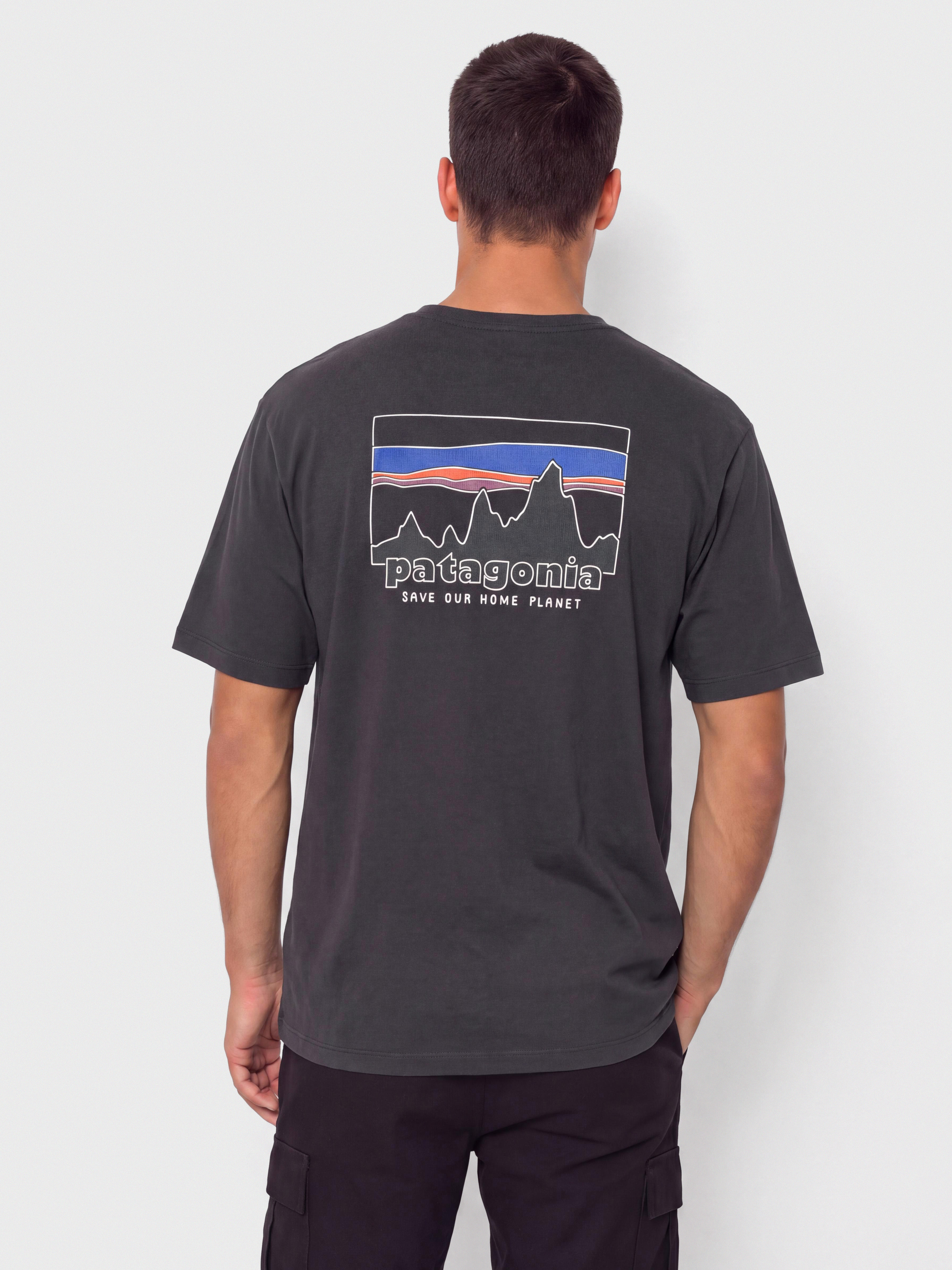 T-shirt Patagonia 73 Skyline (ink black)