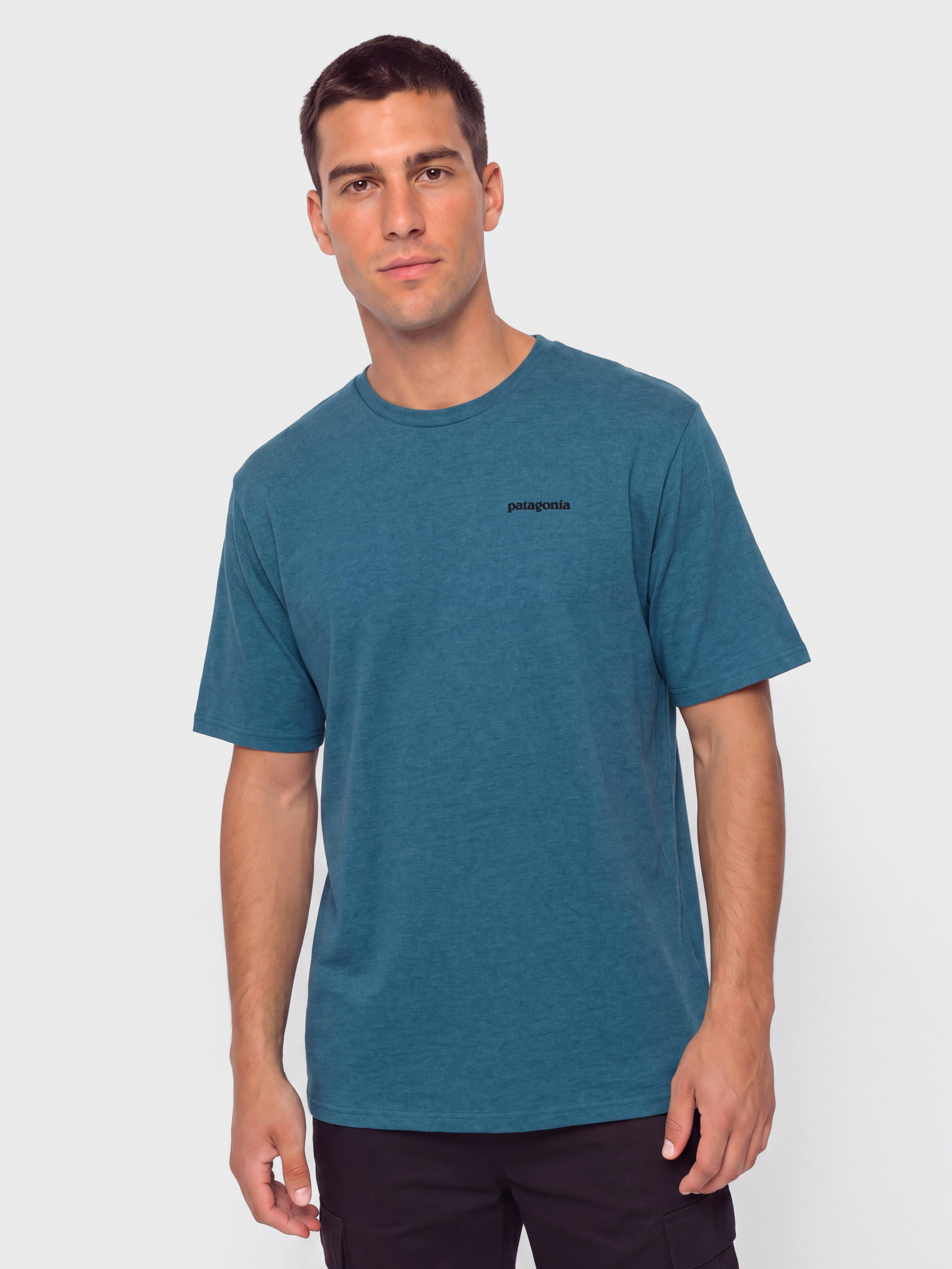 T-shirt Patagonia P 6 Logo Responsibili (glacial blue)