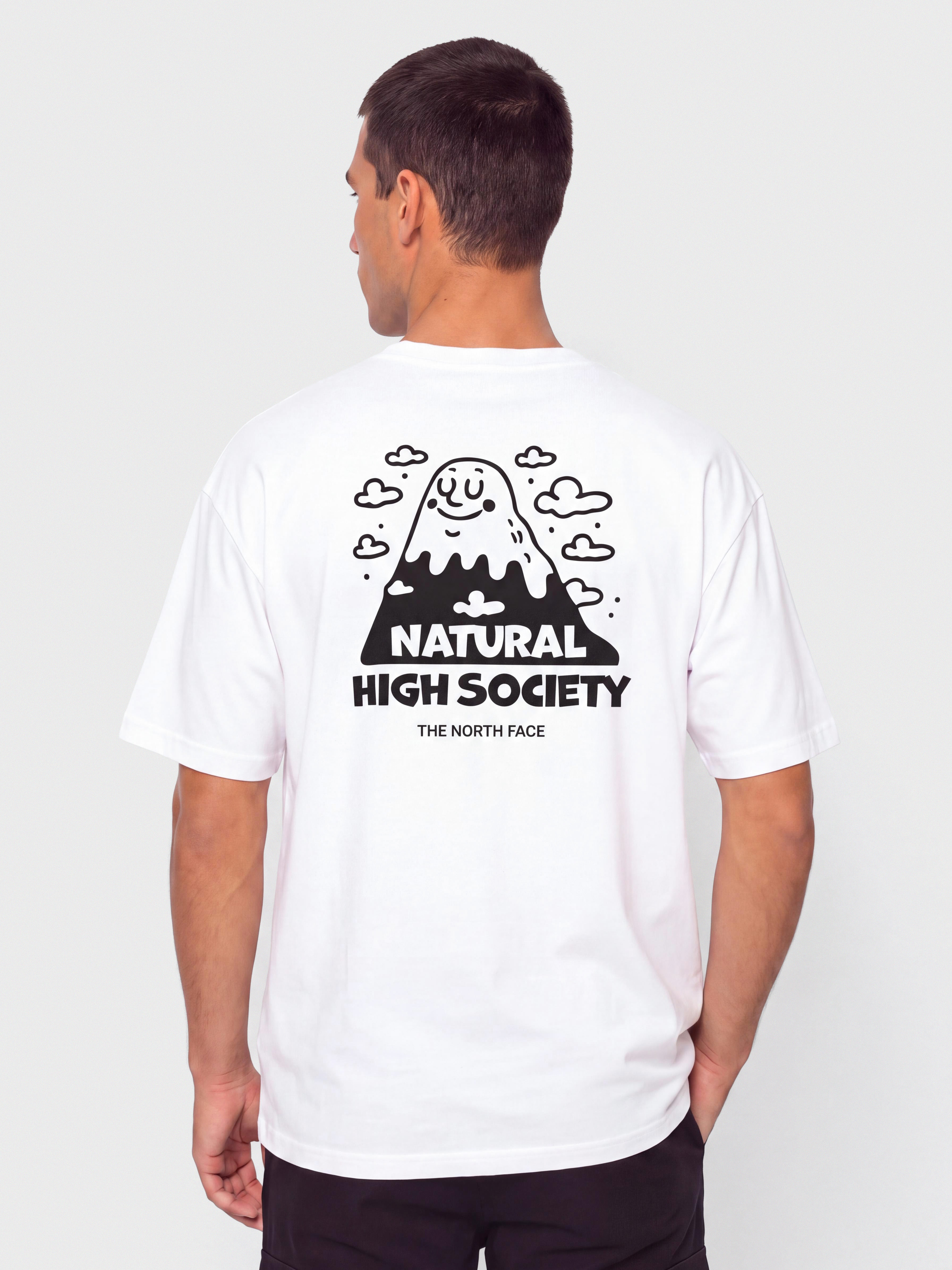 T-shirt The North Face Nat High Society Relaxed (tnf white)