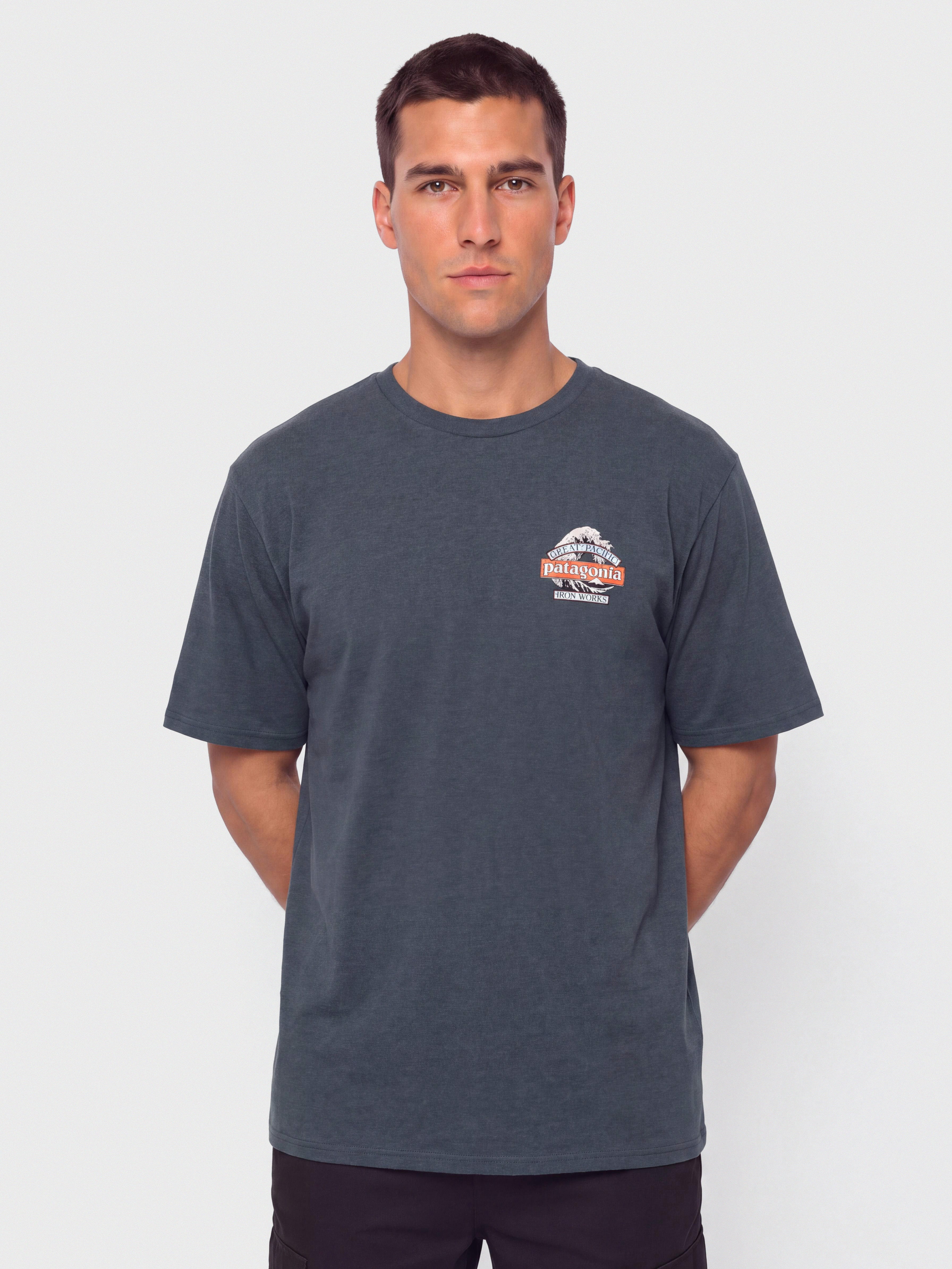 T-shirt Patagonia Great Waves Responsibili (summit blue)