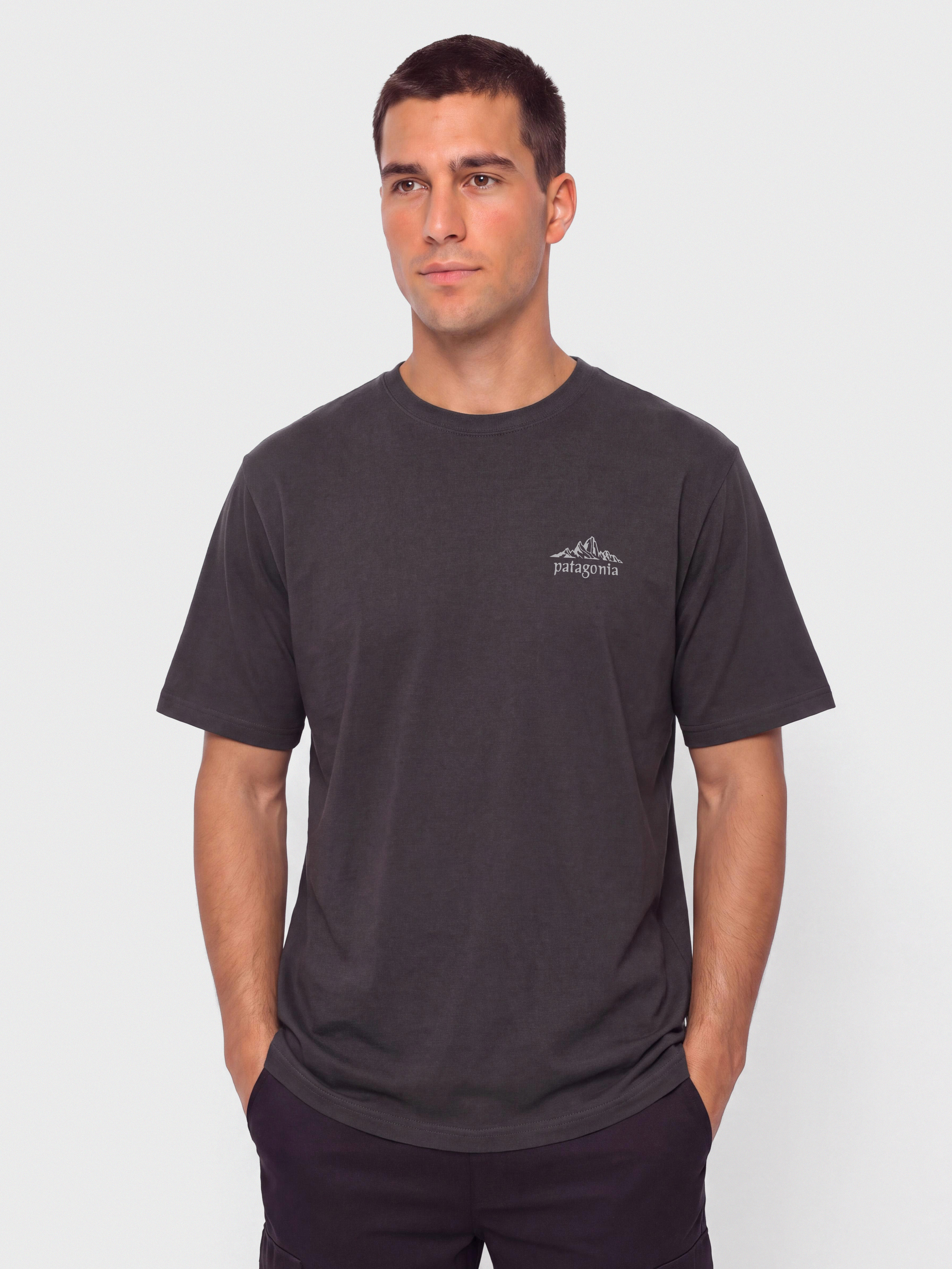 T-shirt Patagonia Cloud Crag (ink black)
