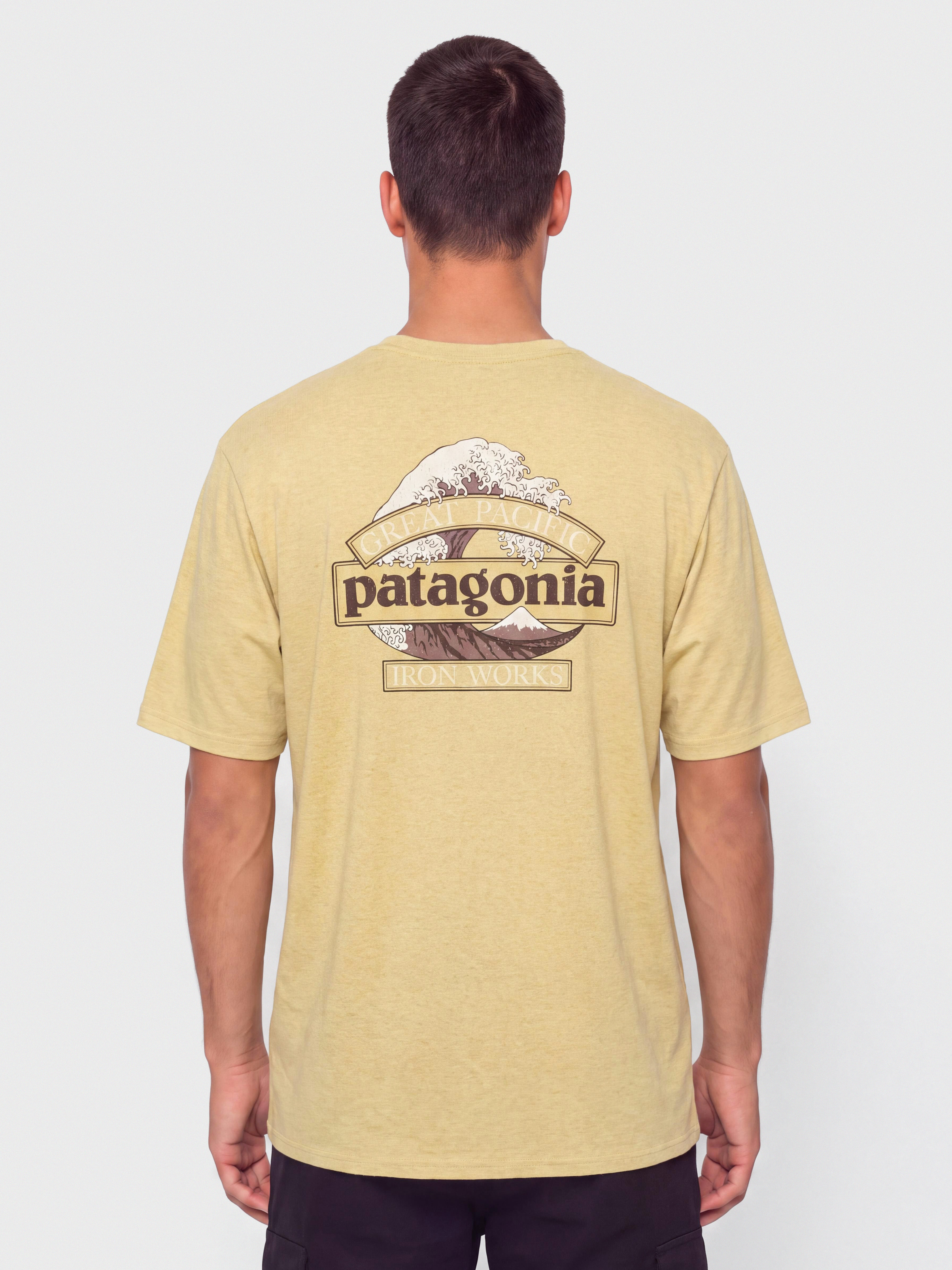 T-shirt Patagonia Great Waves Responsibili (lynx tan)