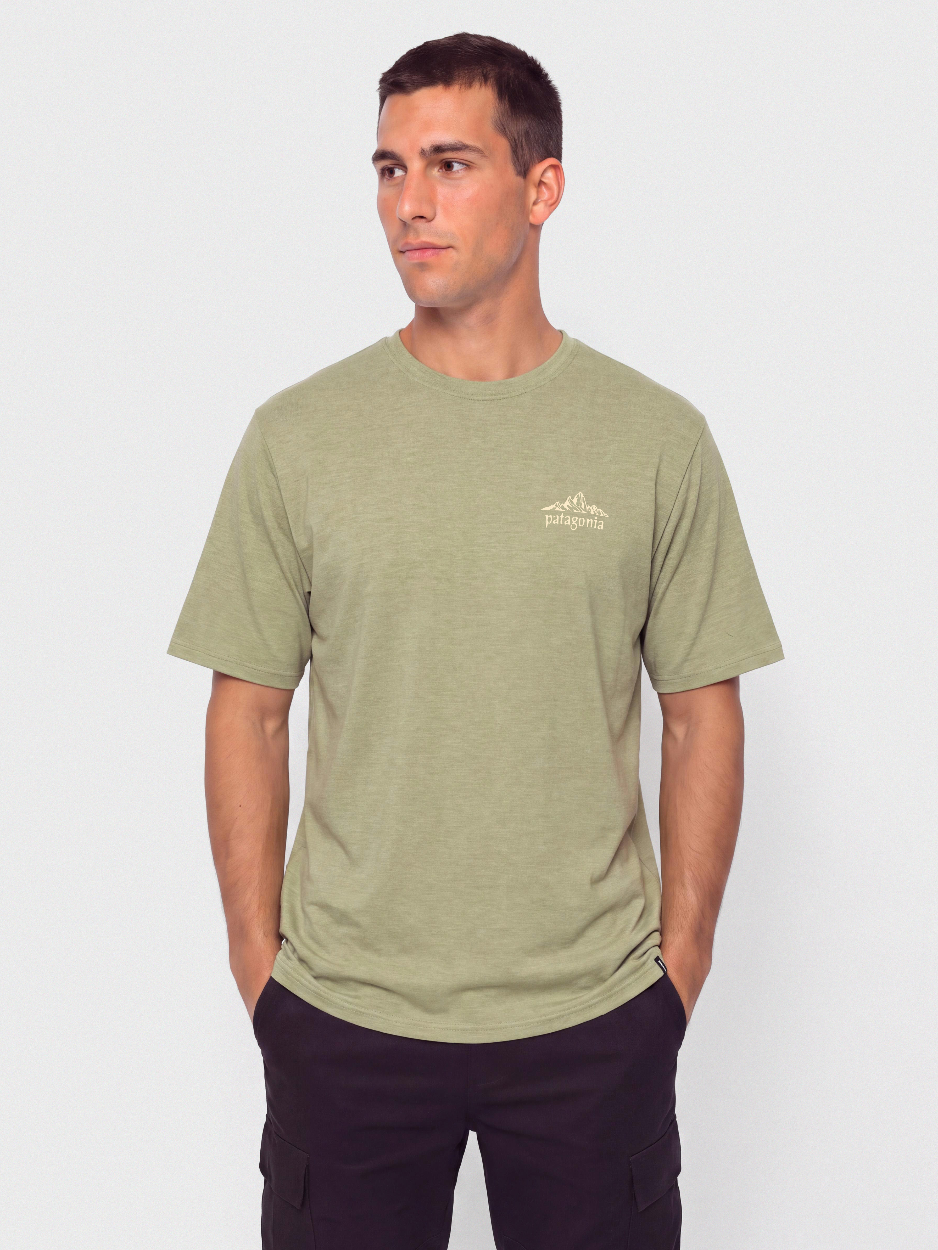 T-shirt Patagonia Cap Cool Daily Cloud Crag (gumtree green light gumtree green x dye)