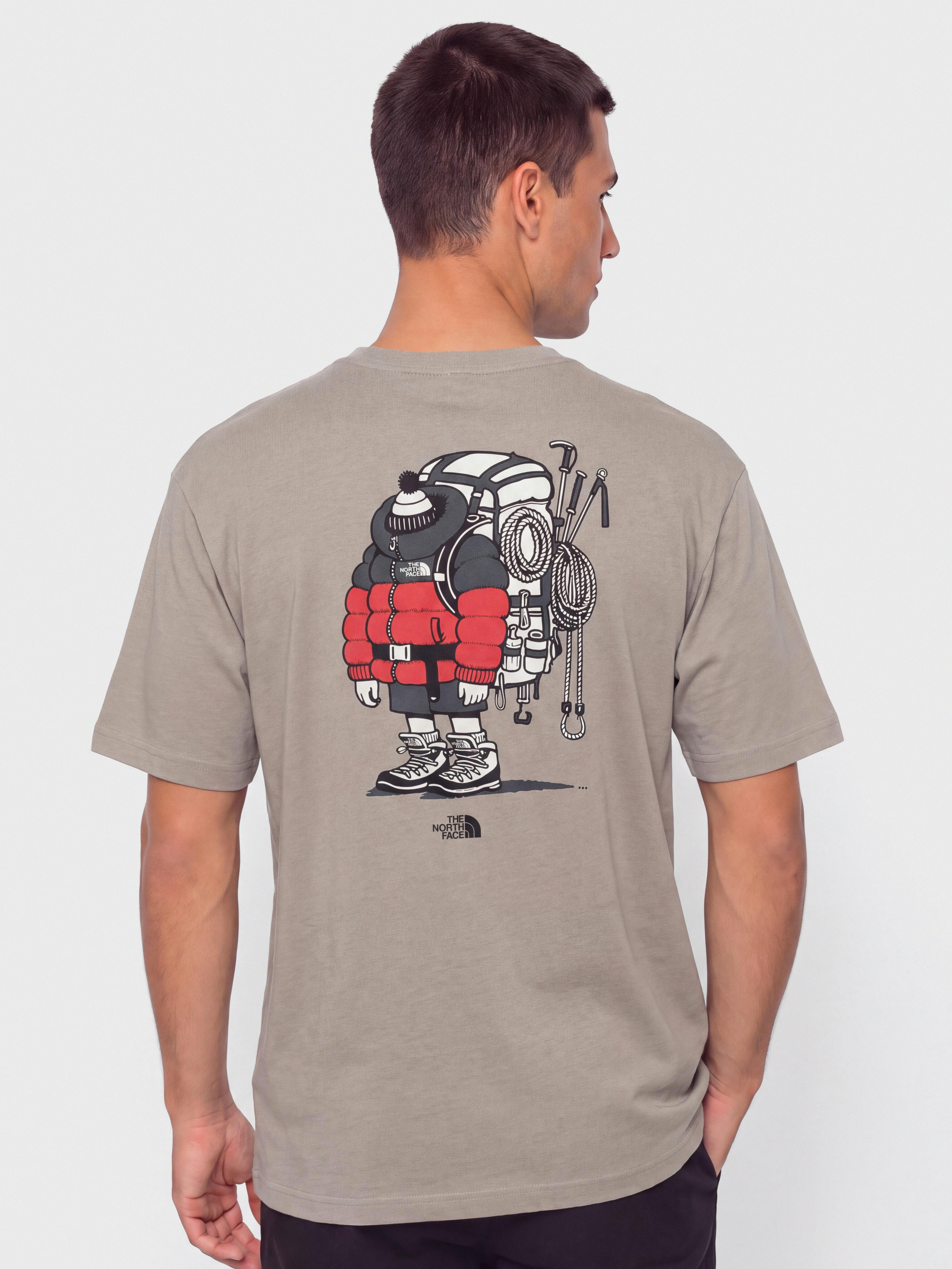 T-shirt The North Face Gear Up Get Out Relaxed (stone slab)