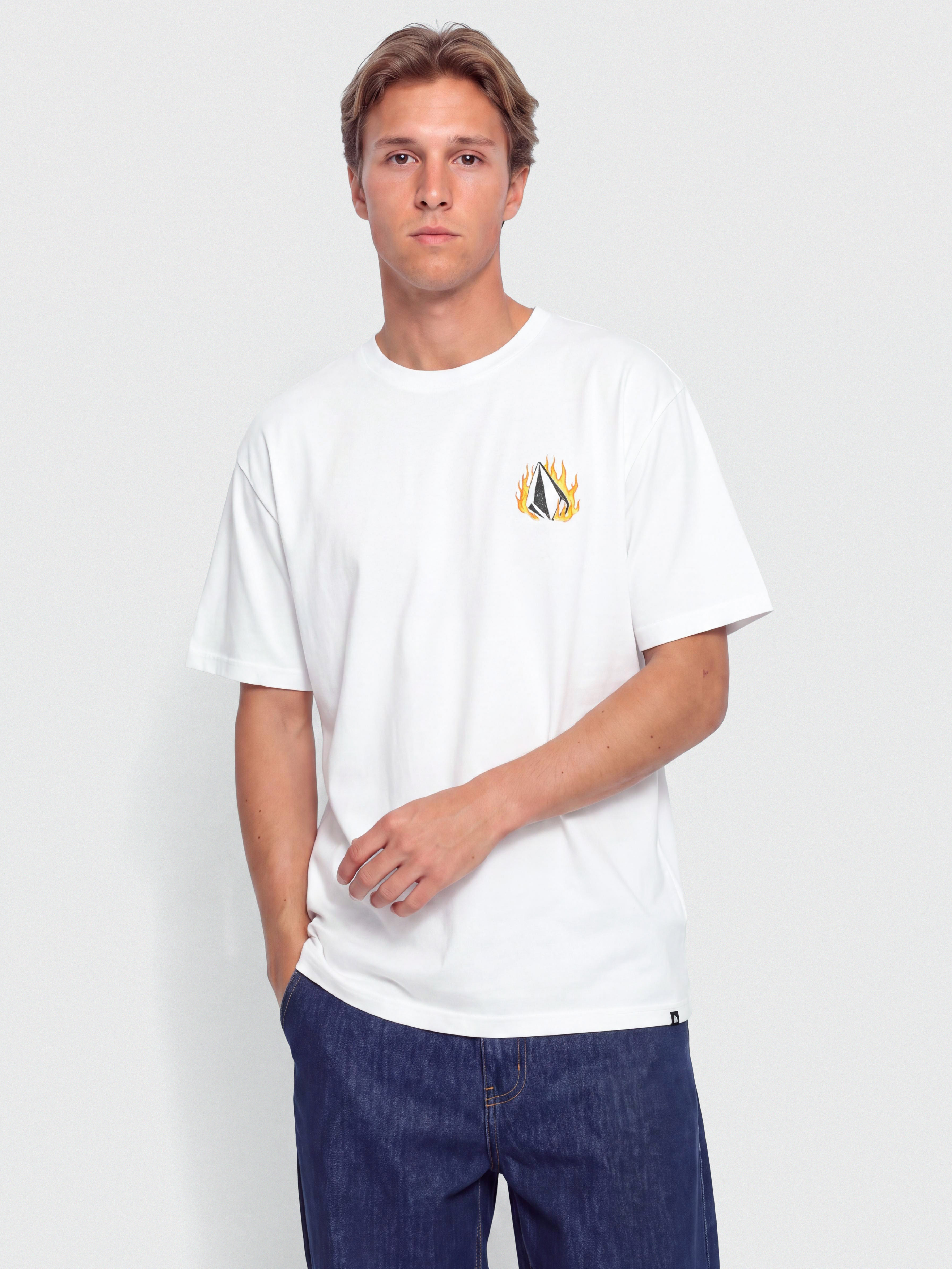 T-shirt Volcom Double Fantasy Lse (white)