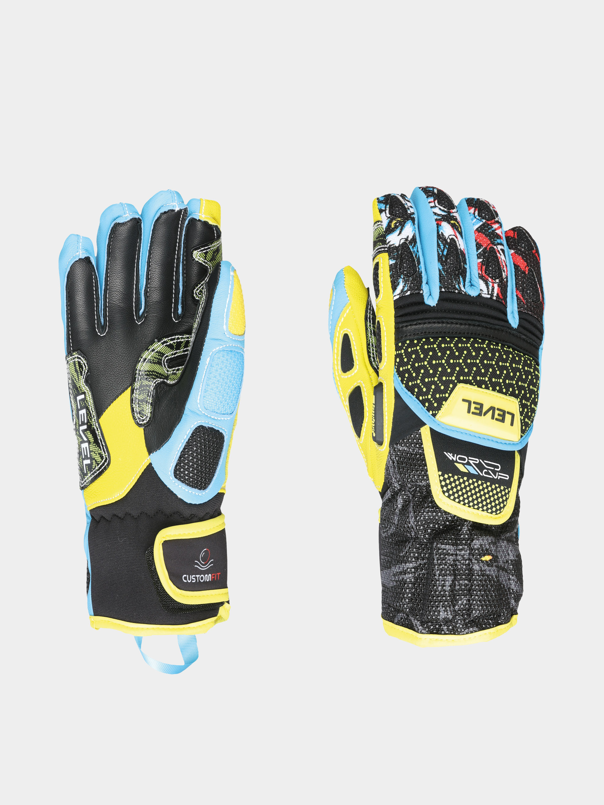 Rękawice Level Worldcup Jr Cf JR (yellow blue)