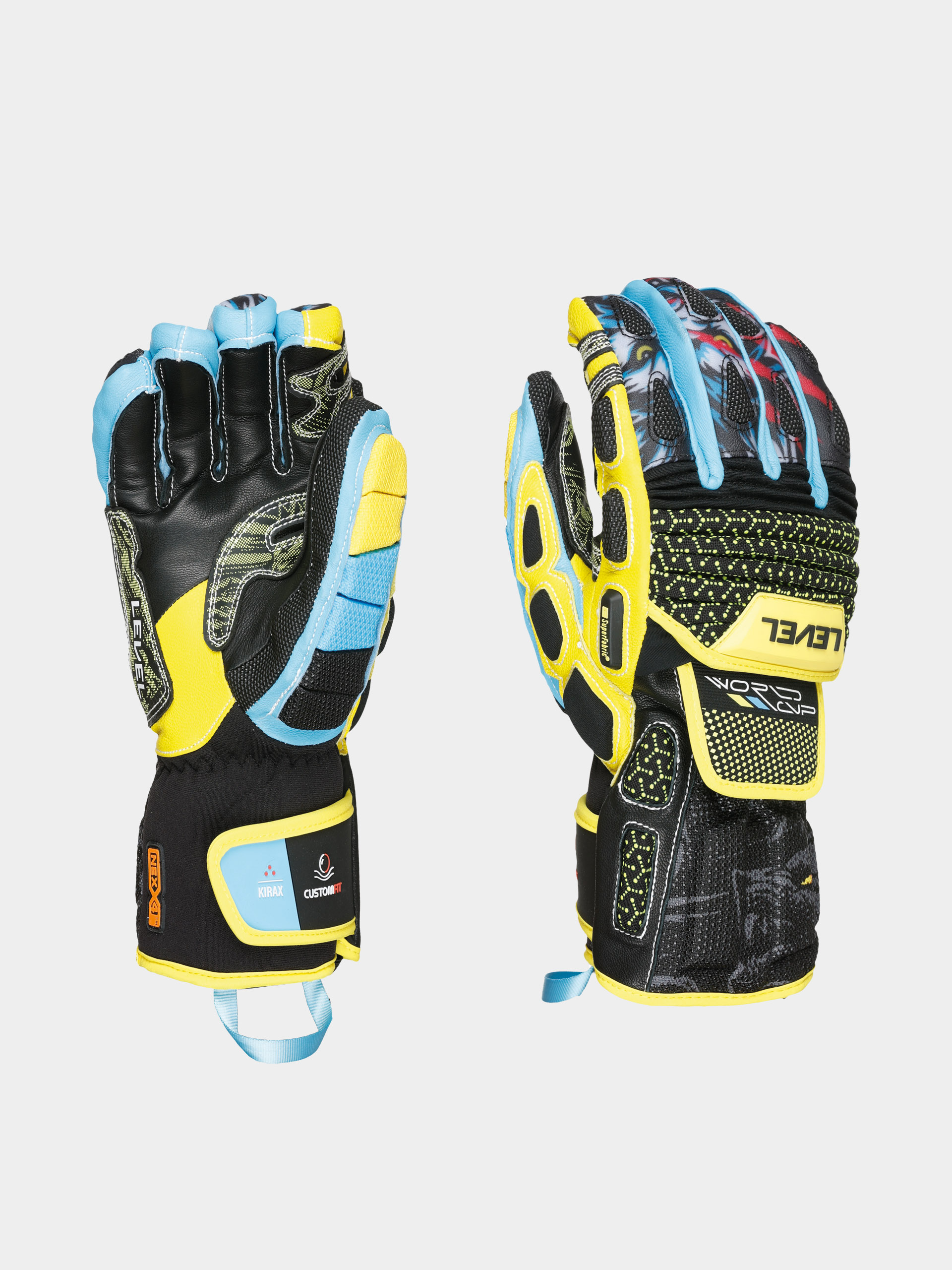 Rękawice Level Worldcup Cf (yellow blue)