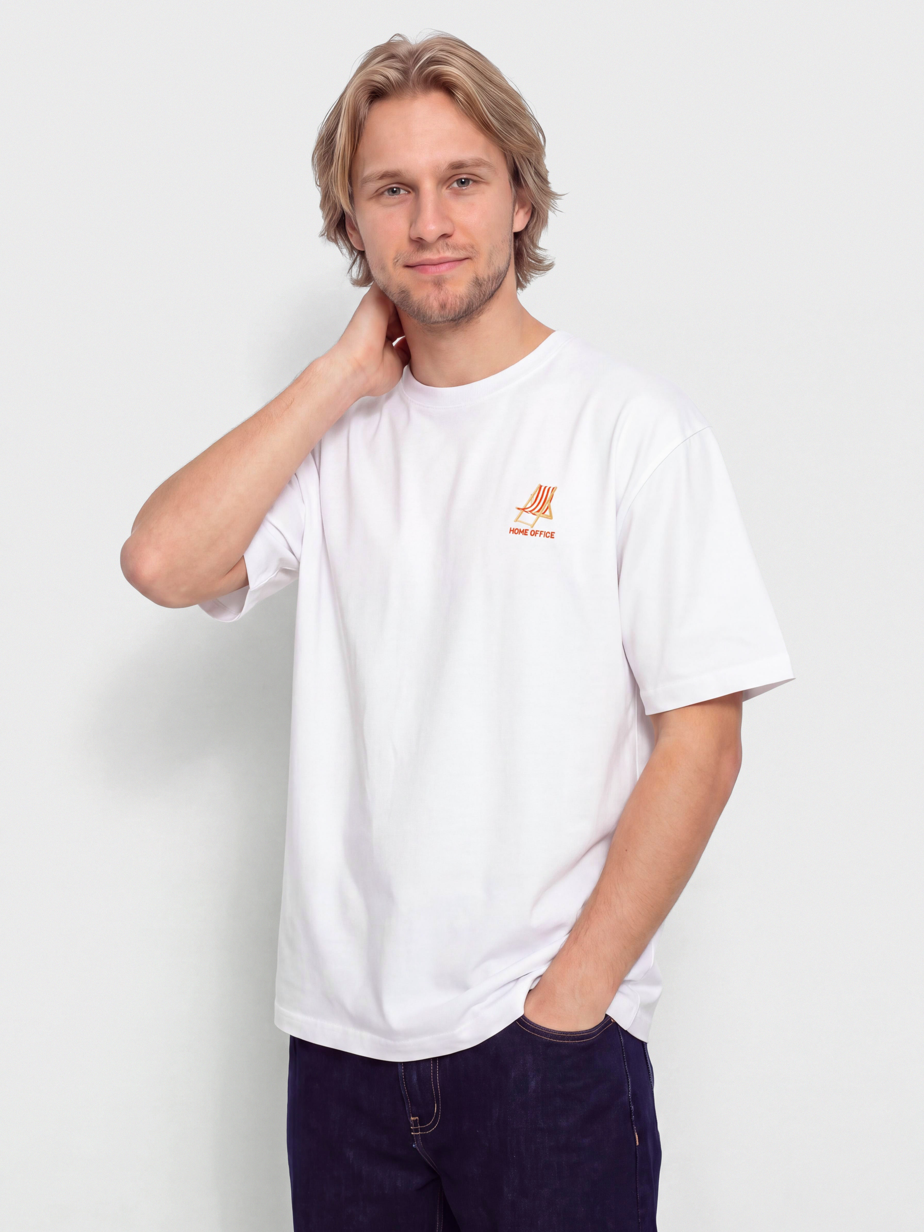 T-shirt Iriedaily Homeoffice (white)