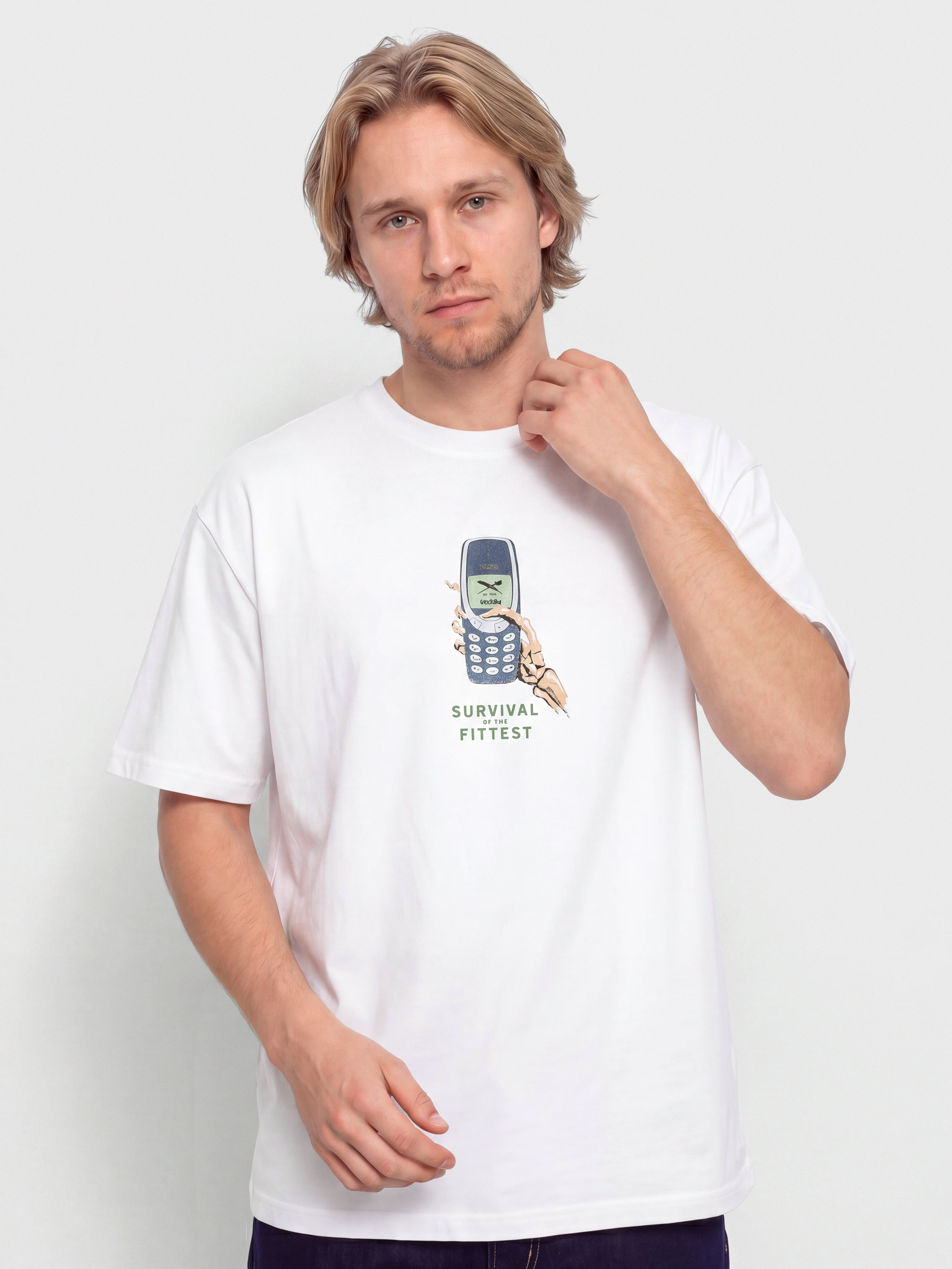 T-shirt Iriedaily The Fittest (white)