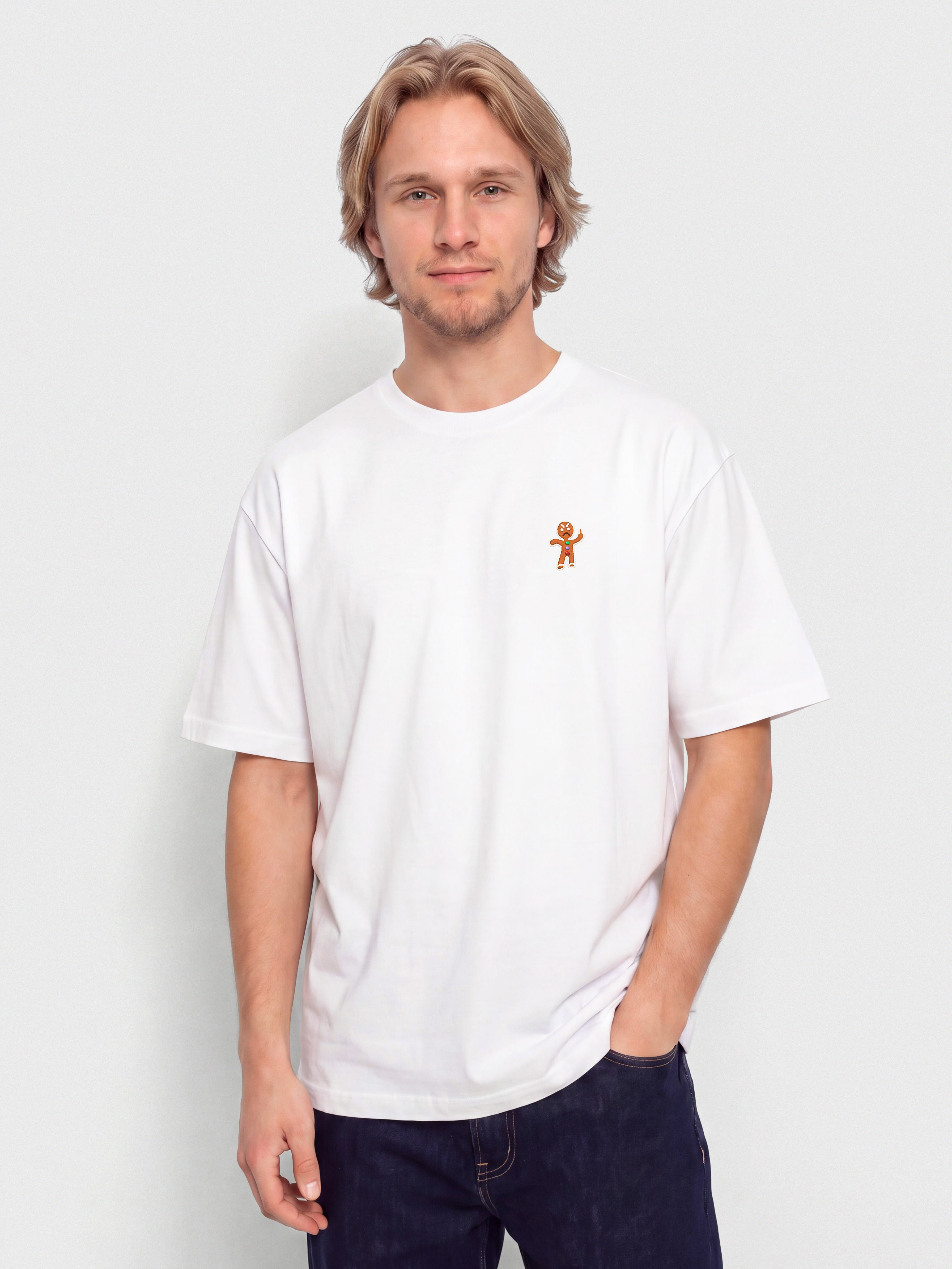 T-shirt Iriedaily Cookieman Emb (white)