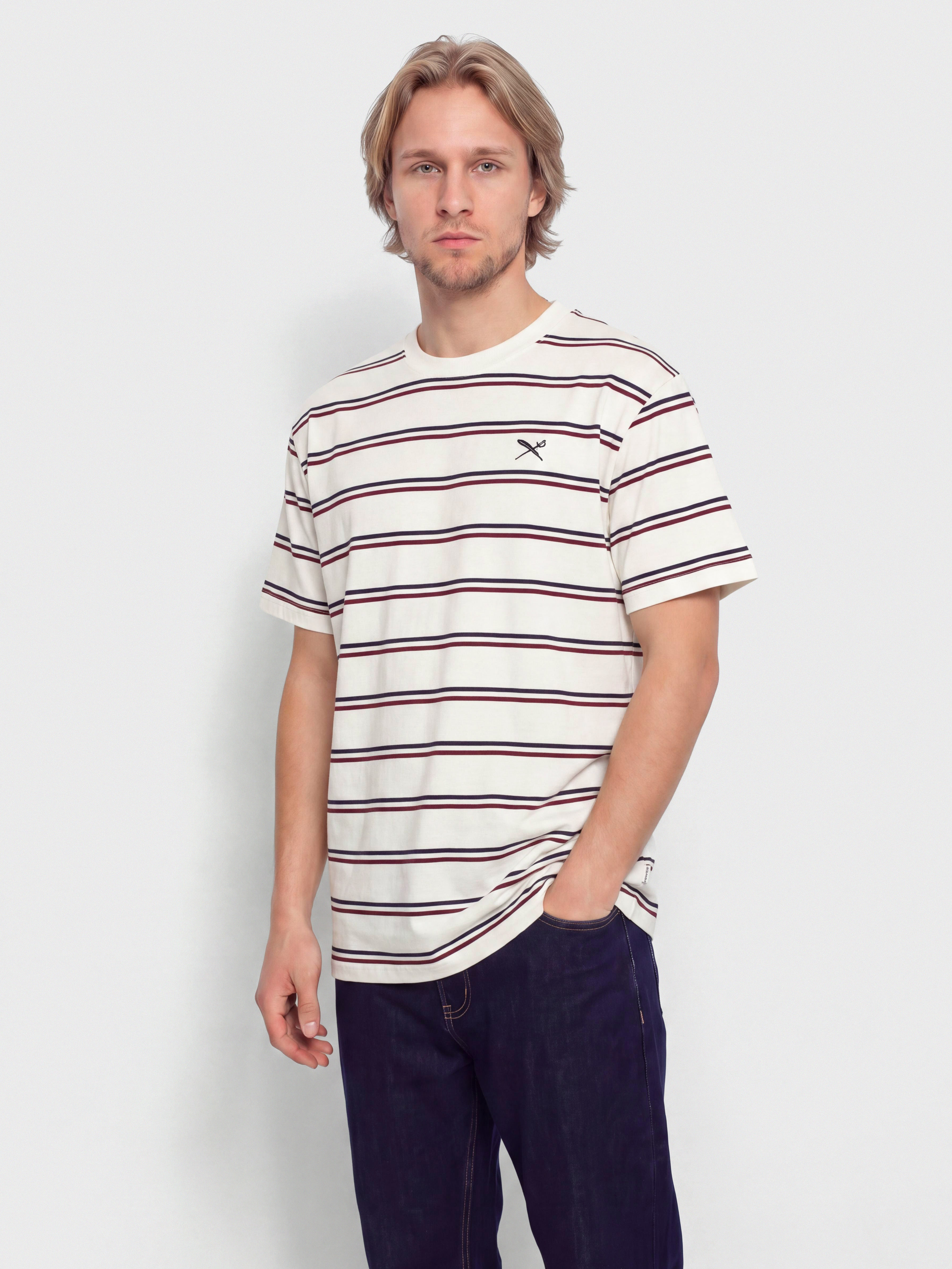 T-shirt Iriedaily Callum Stripe (offwhite)
