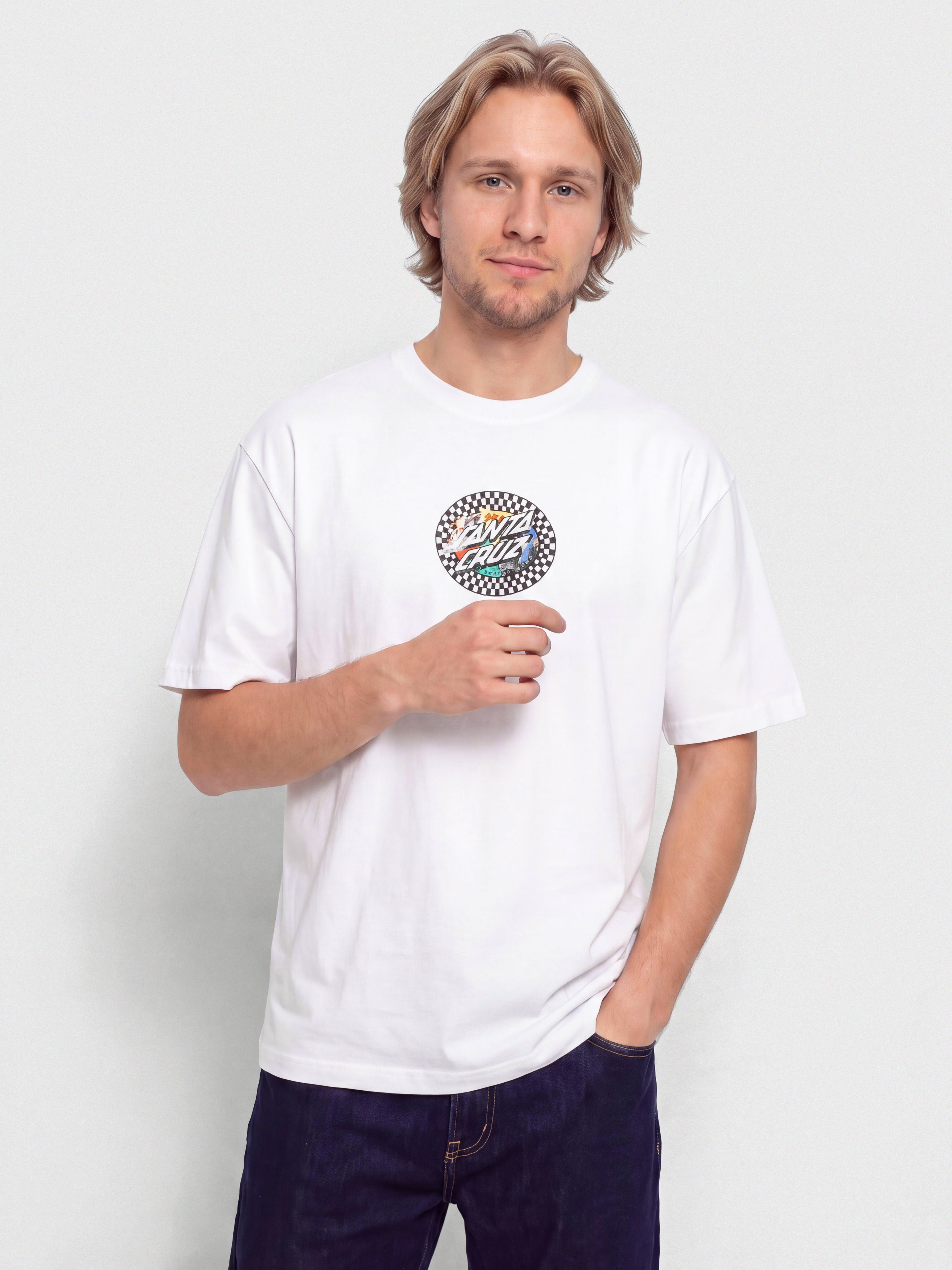 T-shirt Santa Cruz Collage Oval Dot