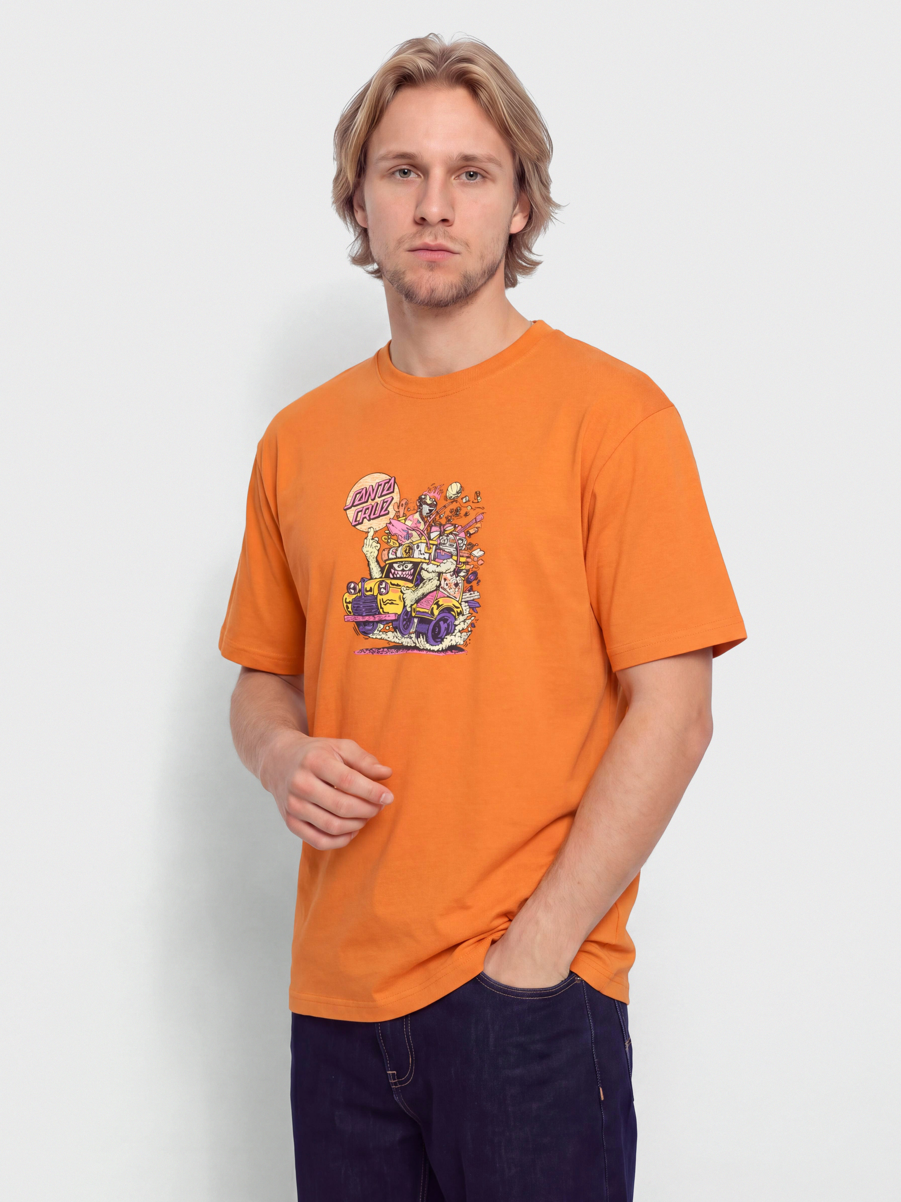 T-shirt Santa Cruz Johnson Beast Wagon (amber)