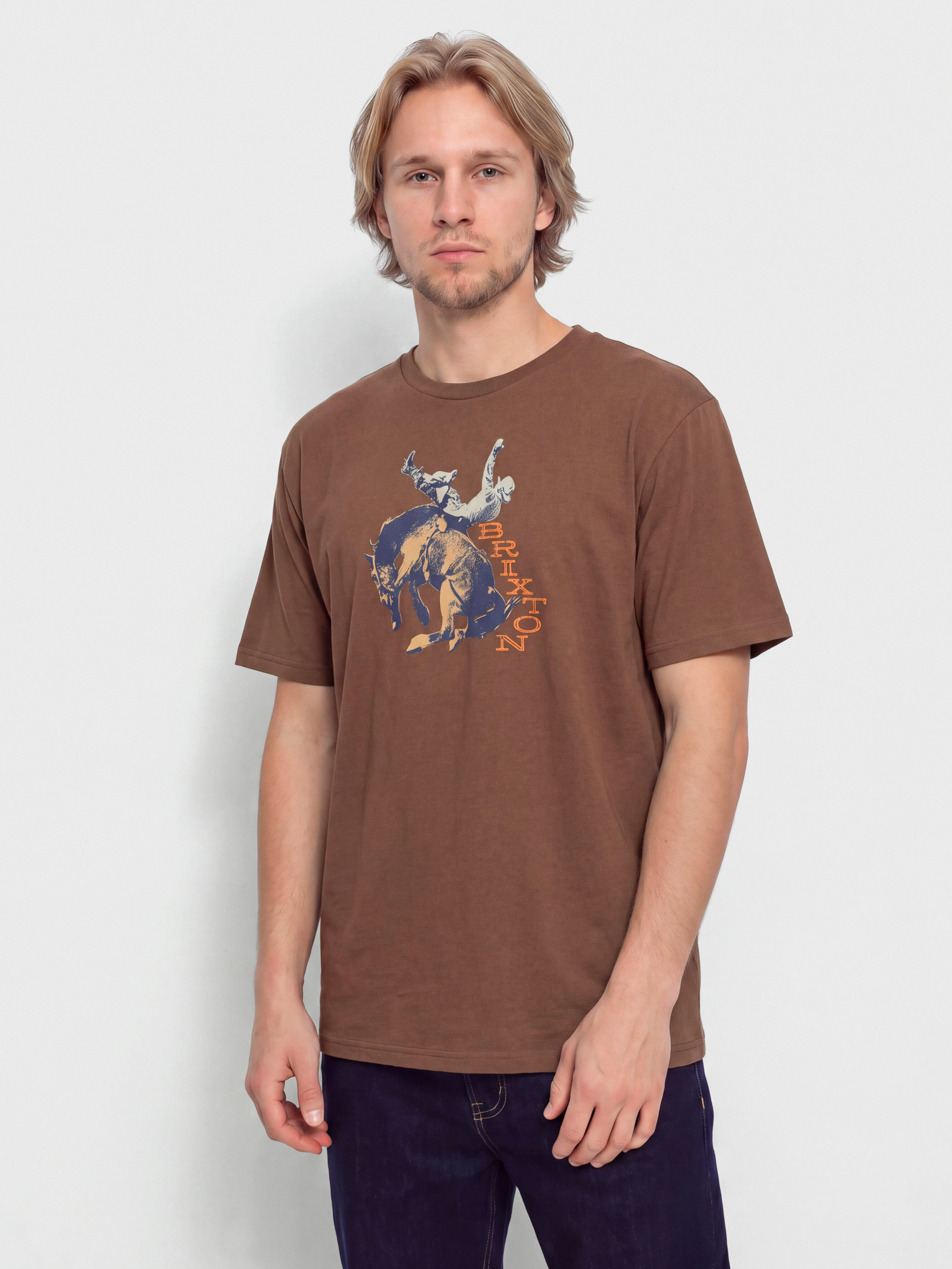 T-shirt Brixton Rowdy Tlrt (pinecone brown)