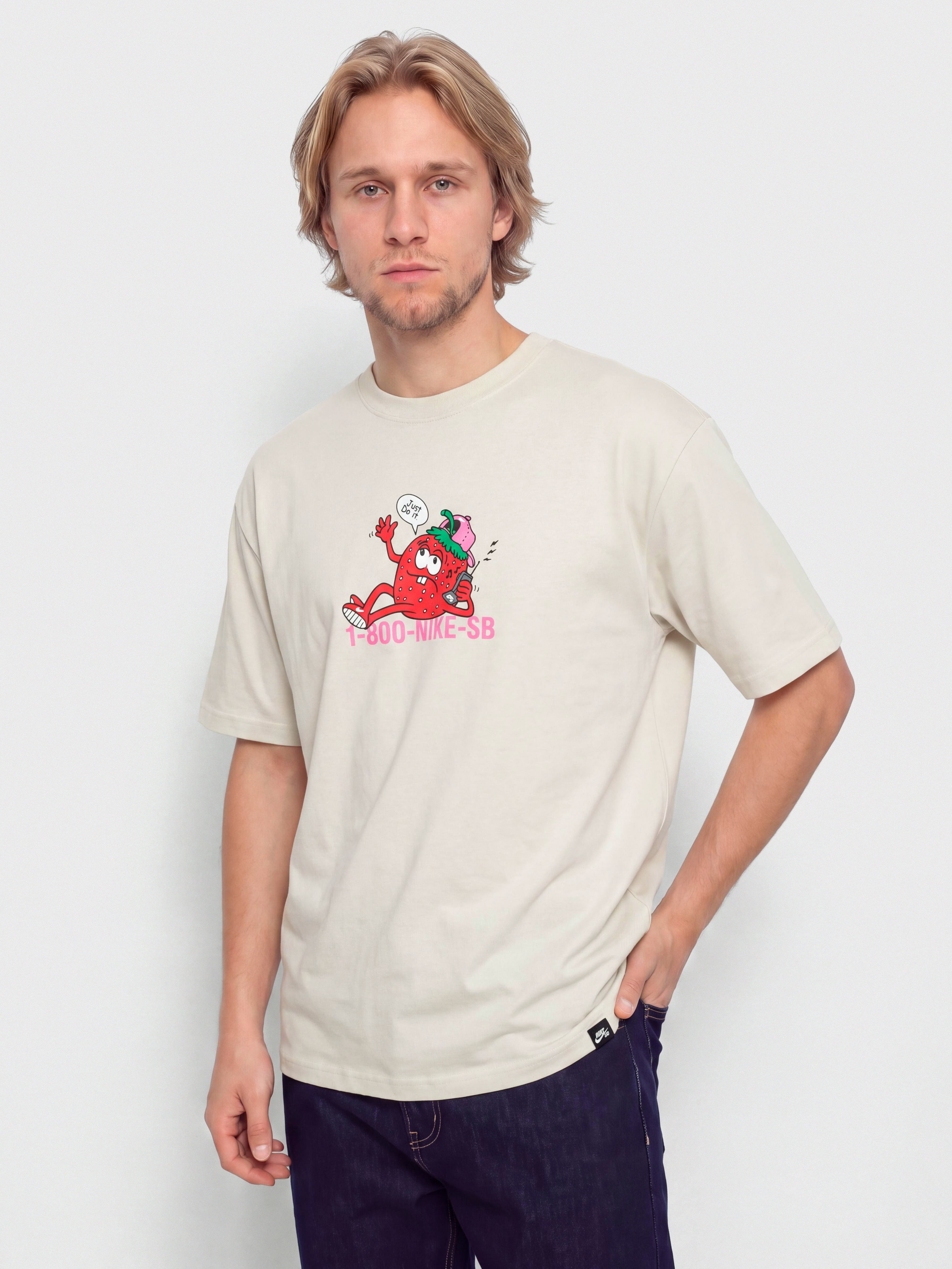 T-shirt Nike SB M90 Oc Flip Phone (light bone)