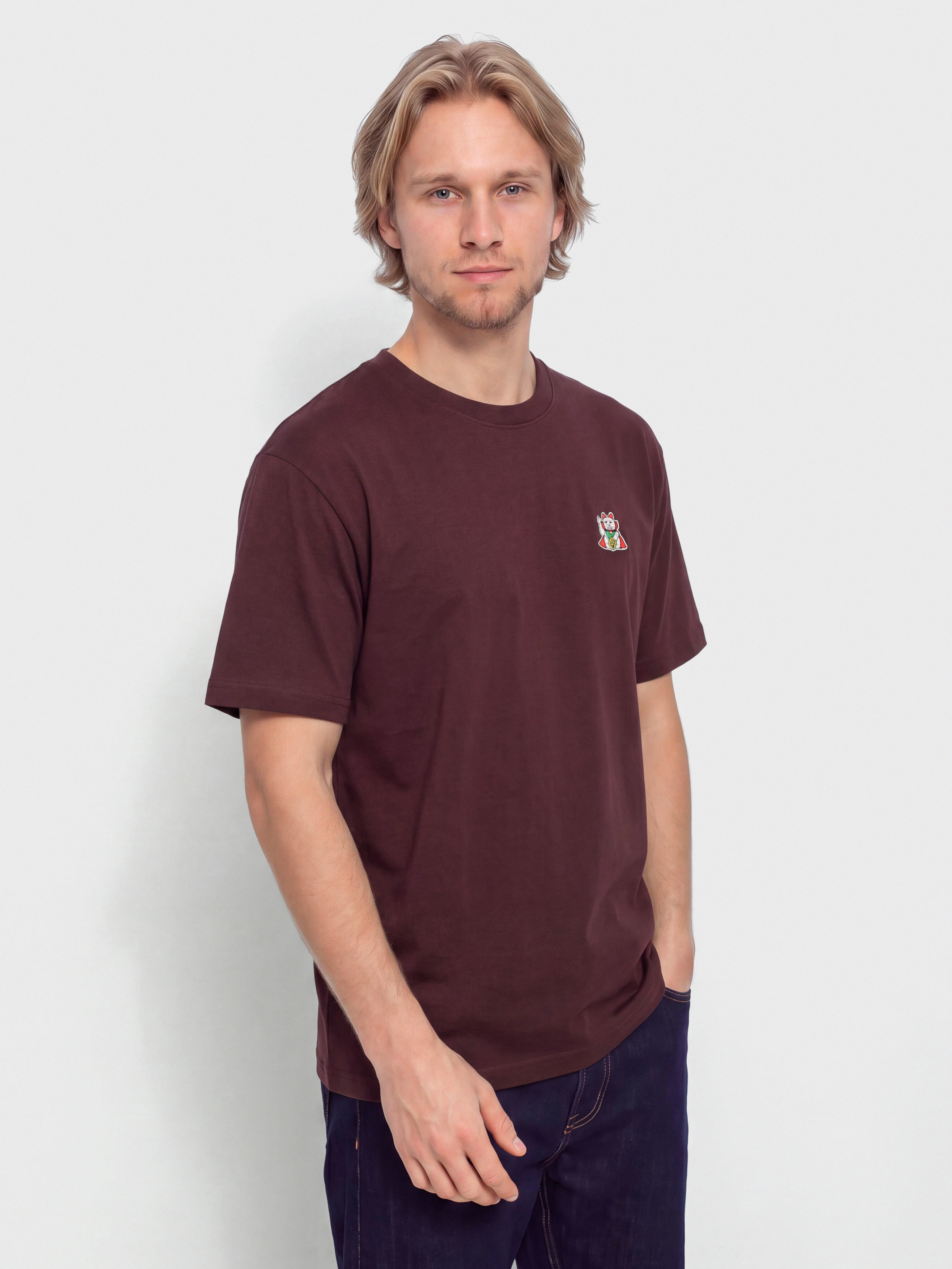 T-shirt Iriedaily Vamp Cat (aubergine)
