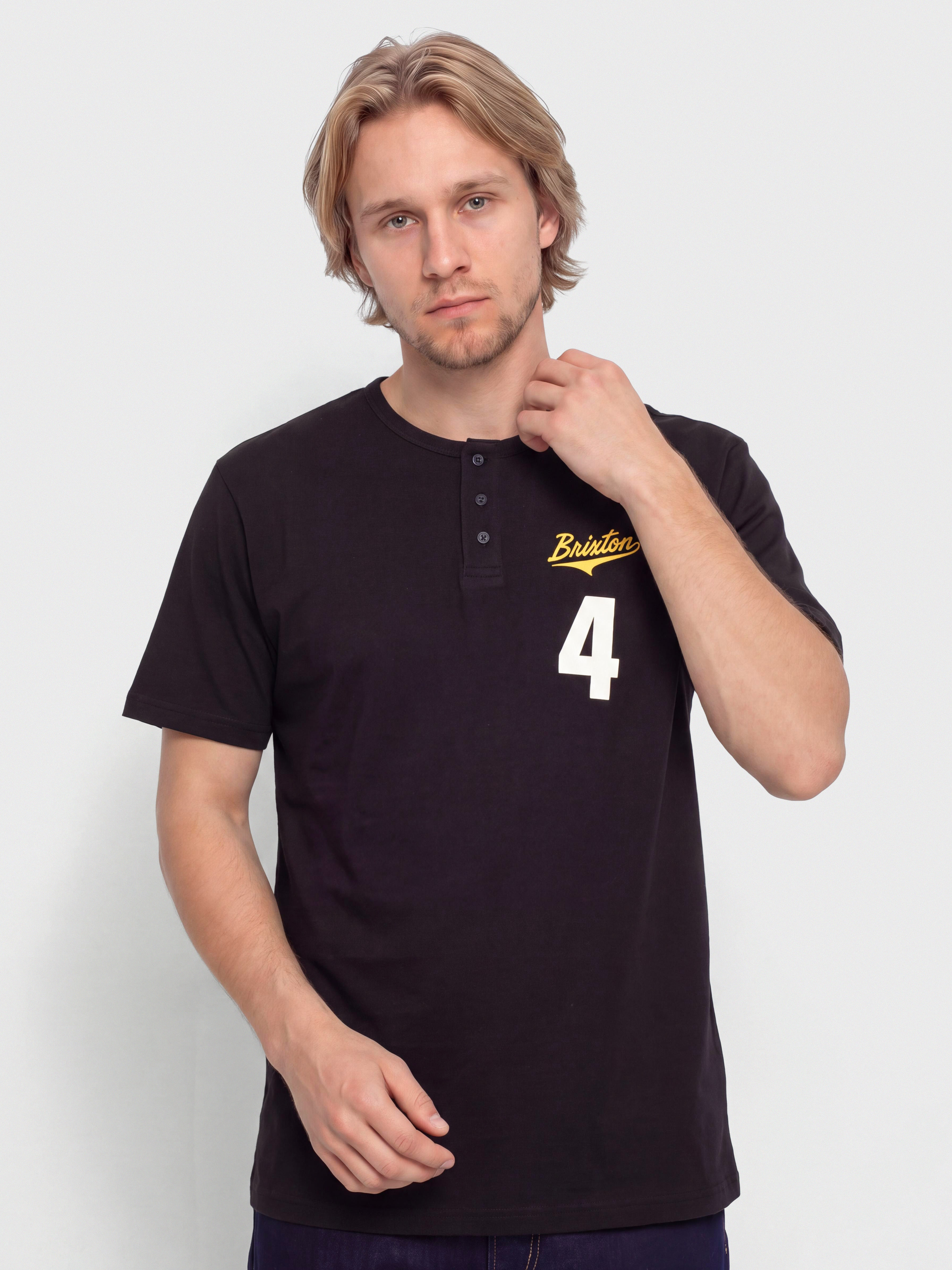 T-shirt Brixton The League Baseball (black/black)