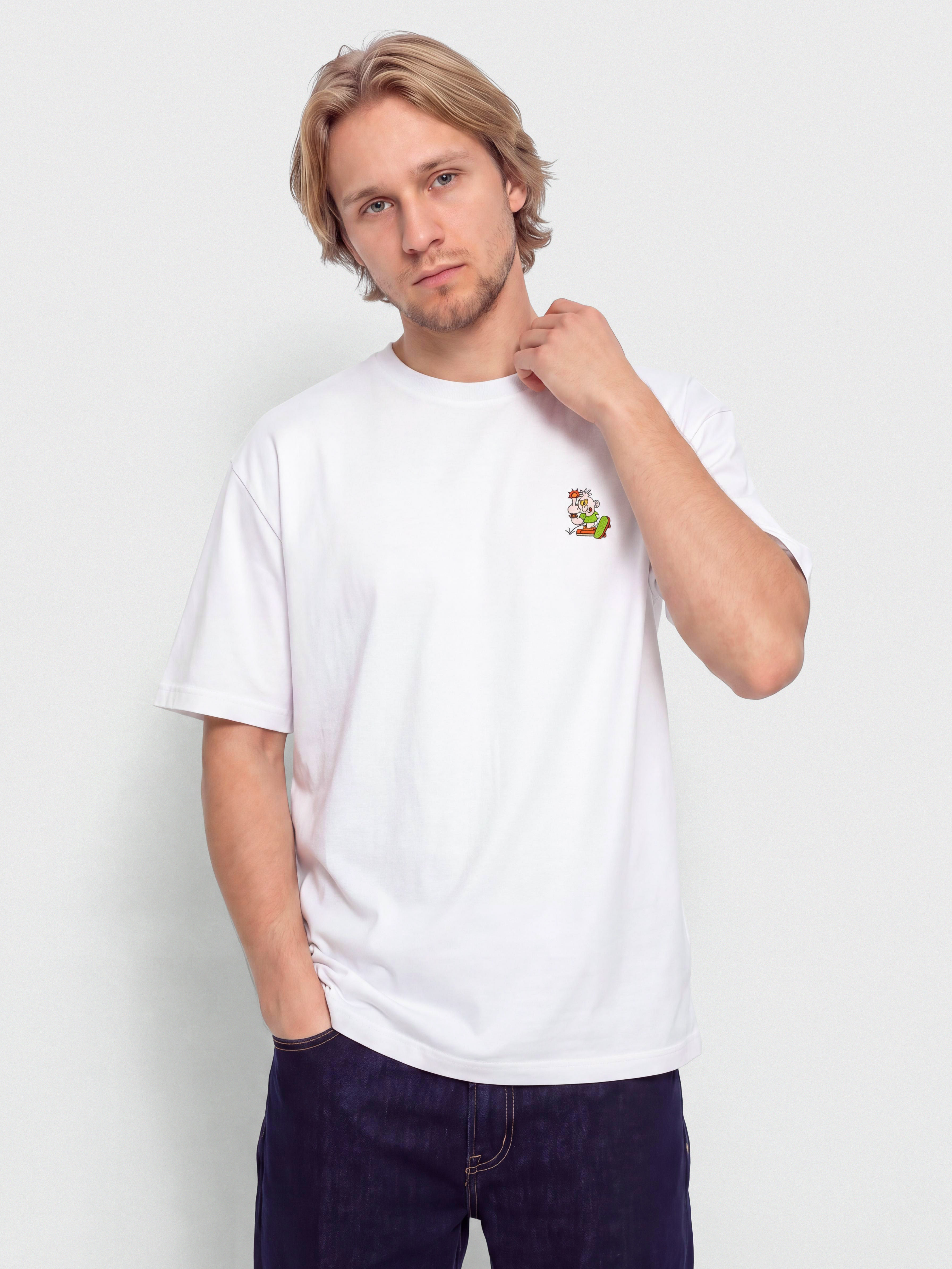 T-shirt Iriedaily Pissoff (white)