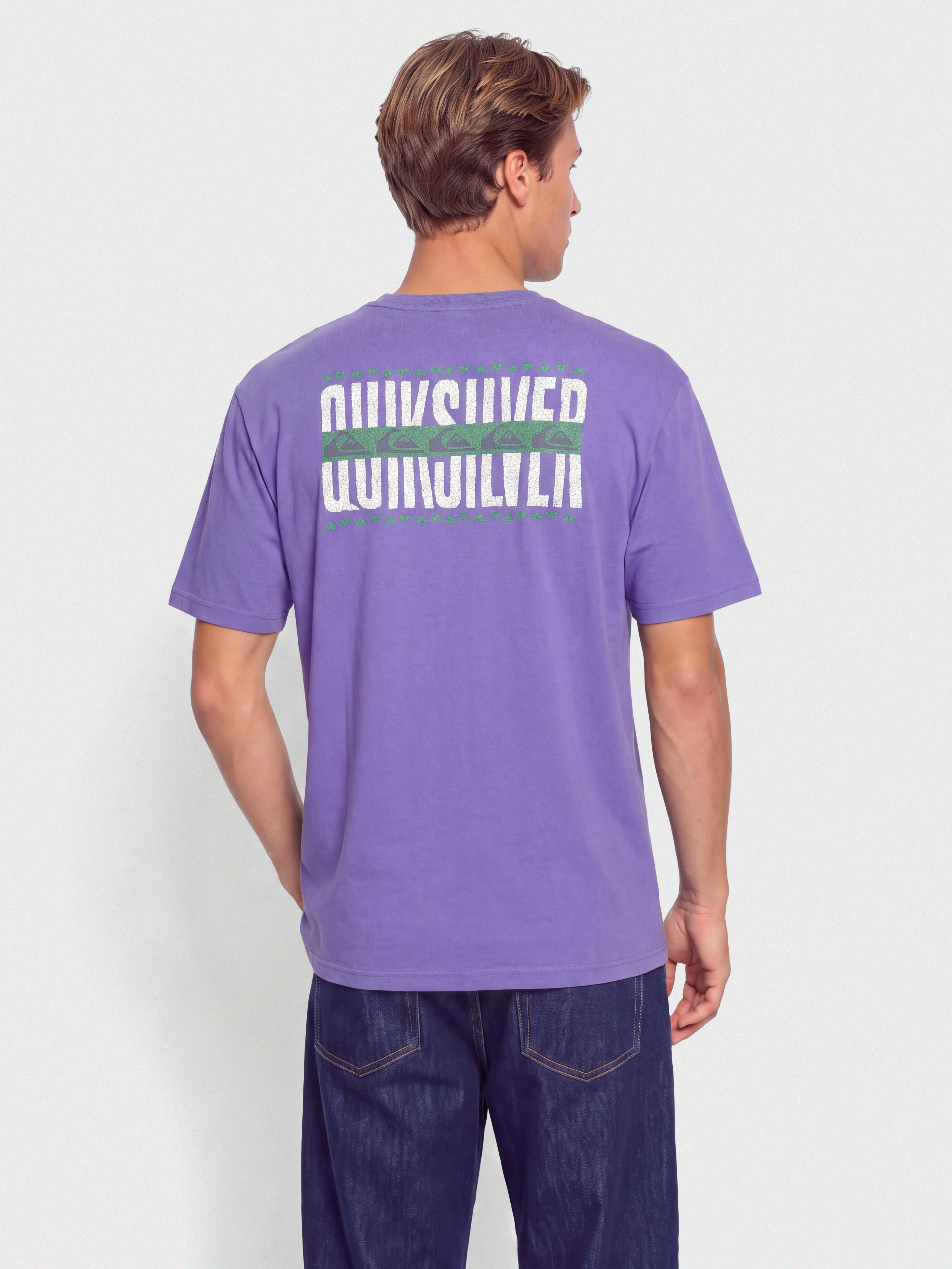 T-shirt Quiksilver World Force (dusted peri)