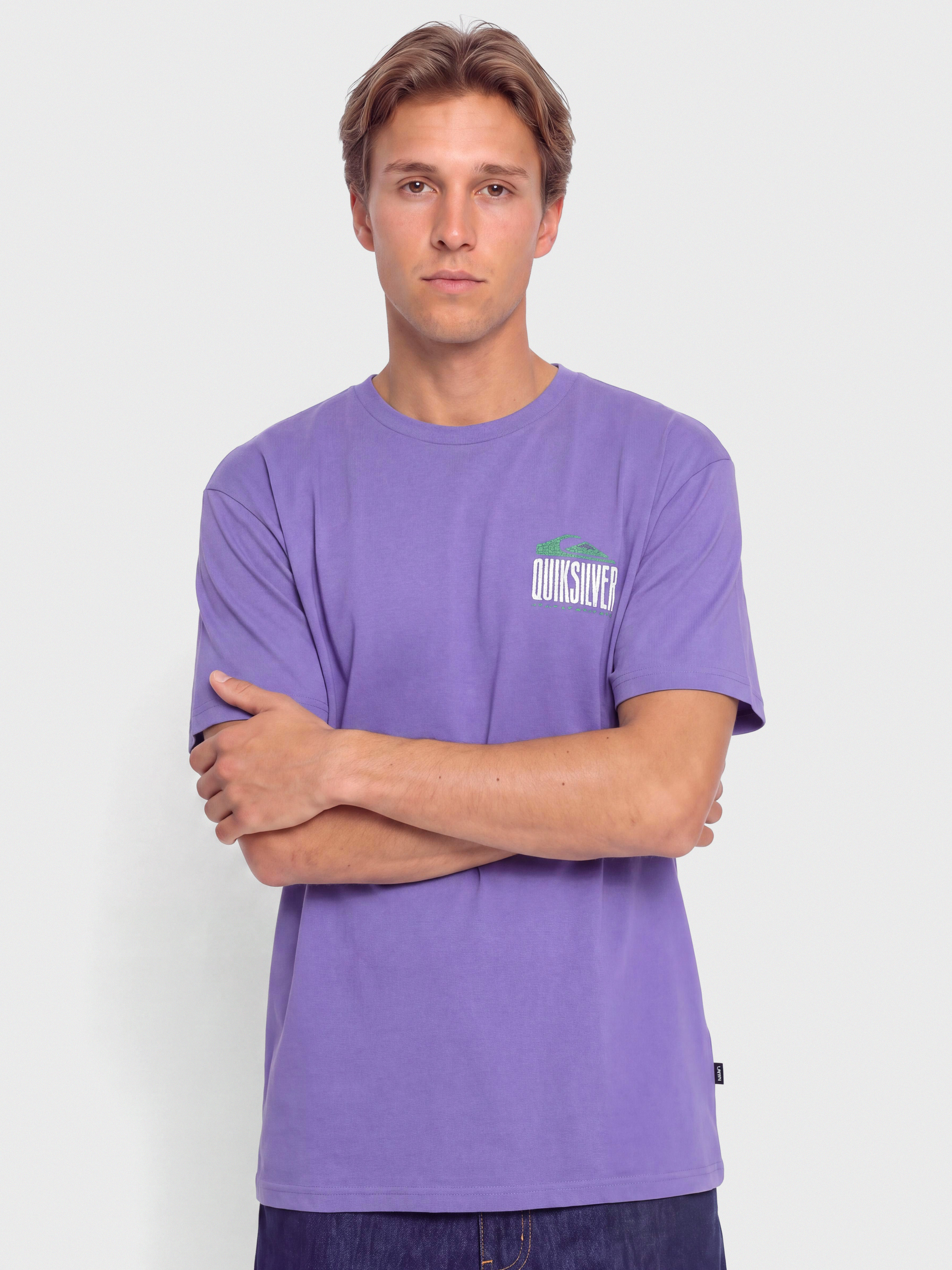 T-shirt Quiksilver World Force (dusted peri)