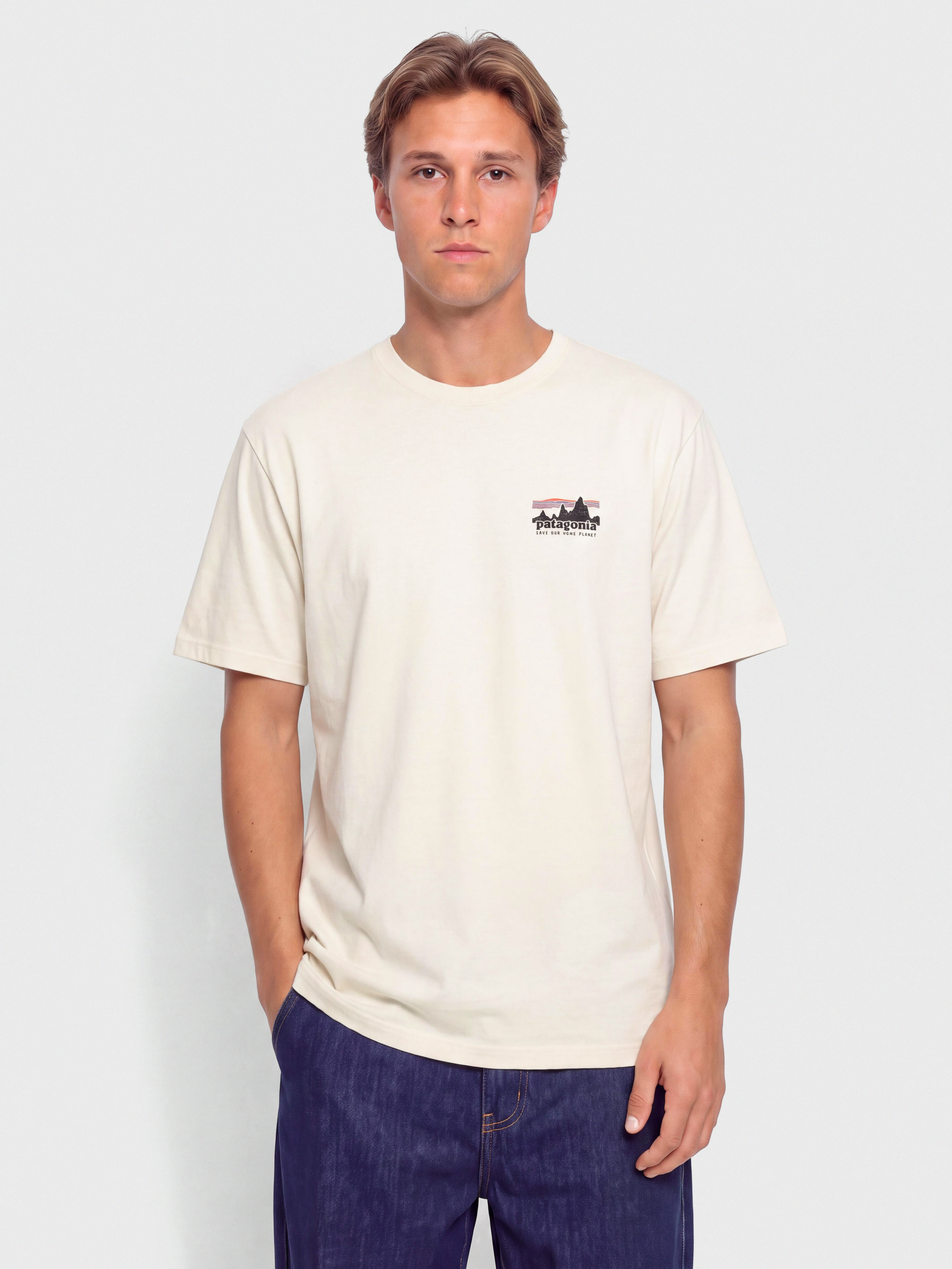 T-shirt Patagonia 73 Skyline (undyed natural)