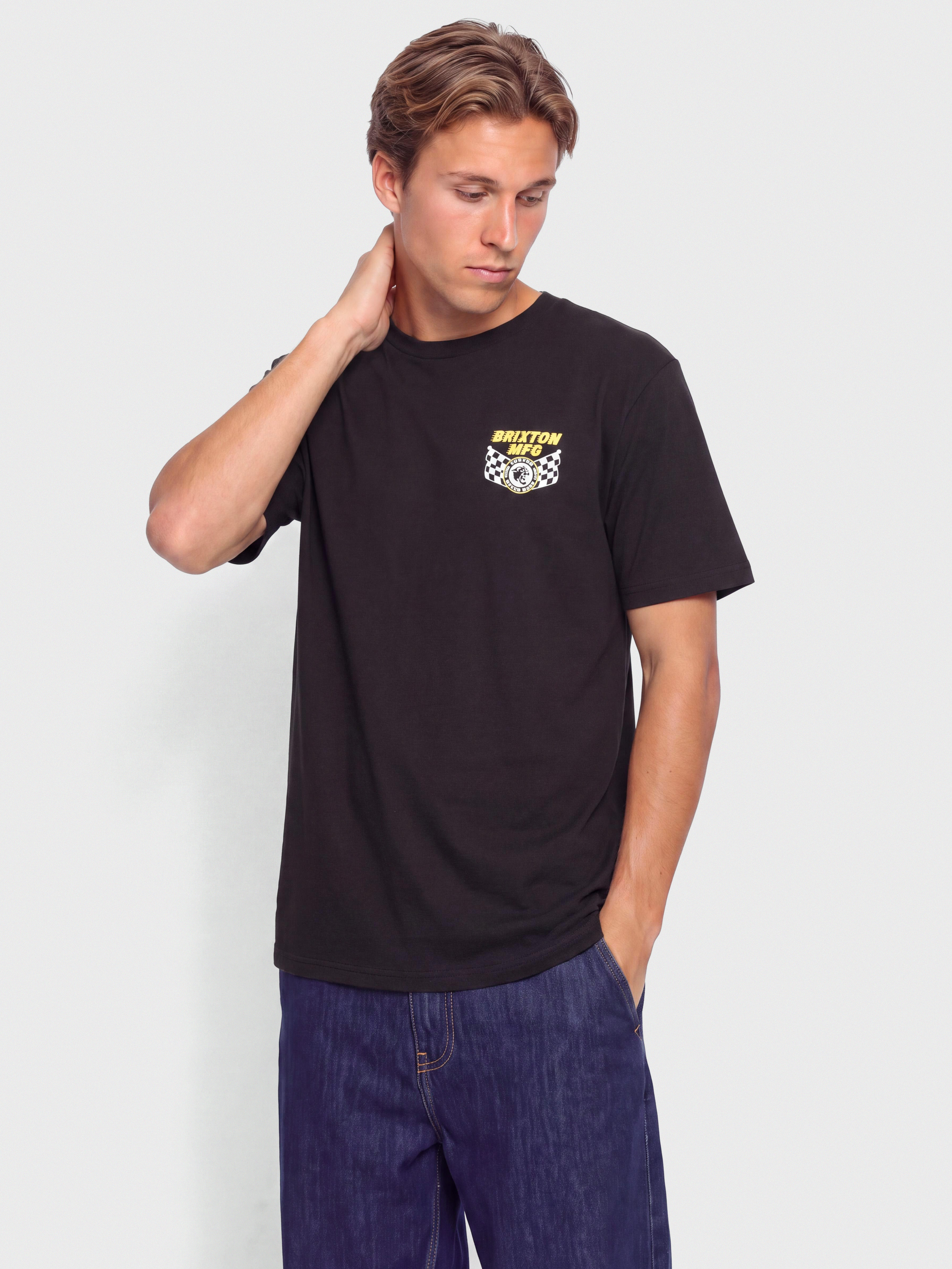 T-shirt Brixton Dunbar Stt (black)