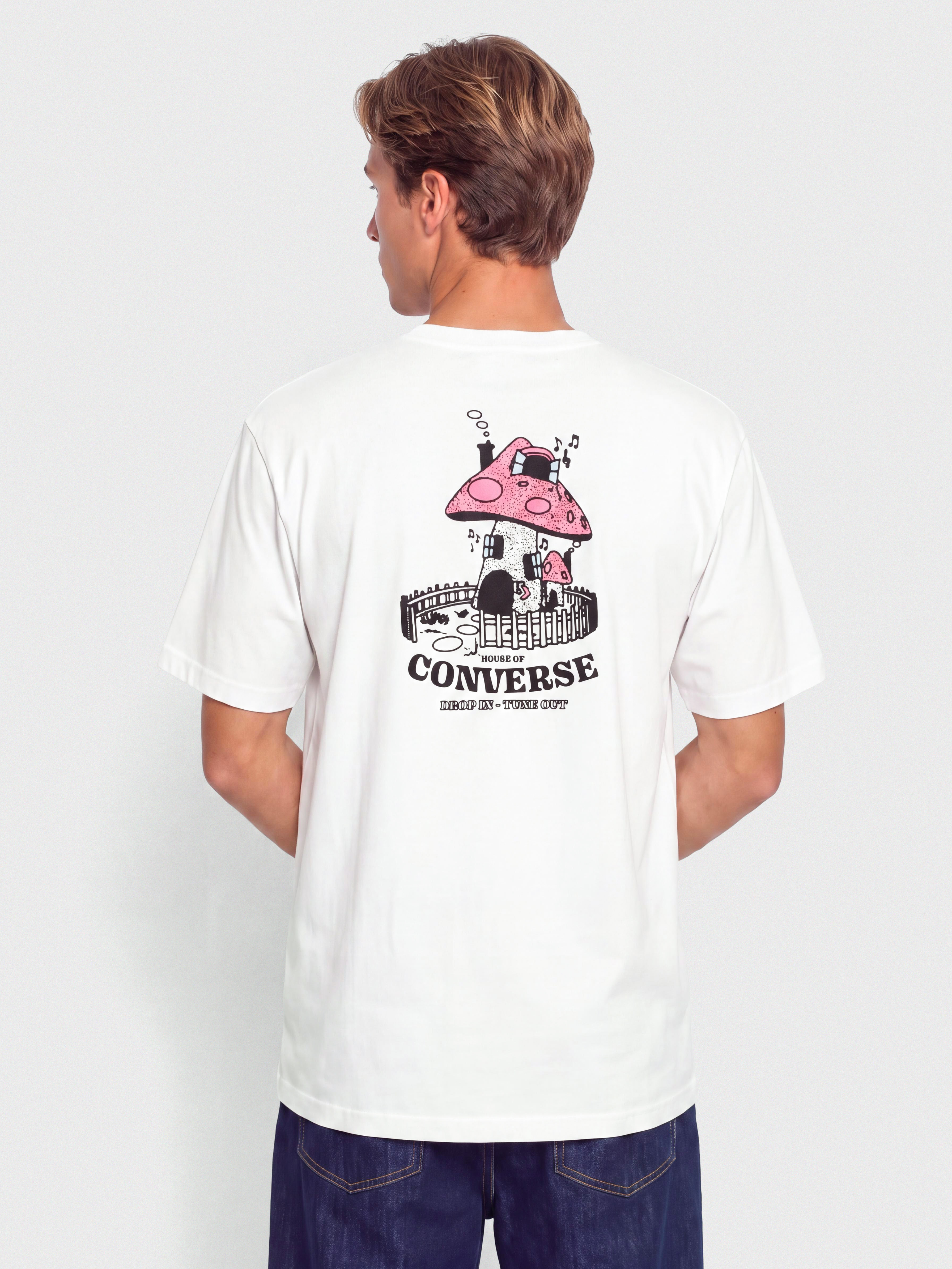 T-shirt Converse Mushroom House (optical white)