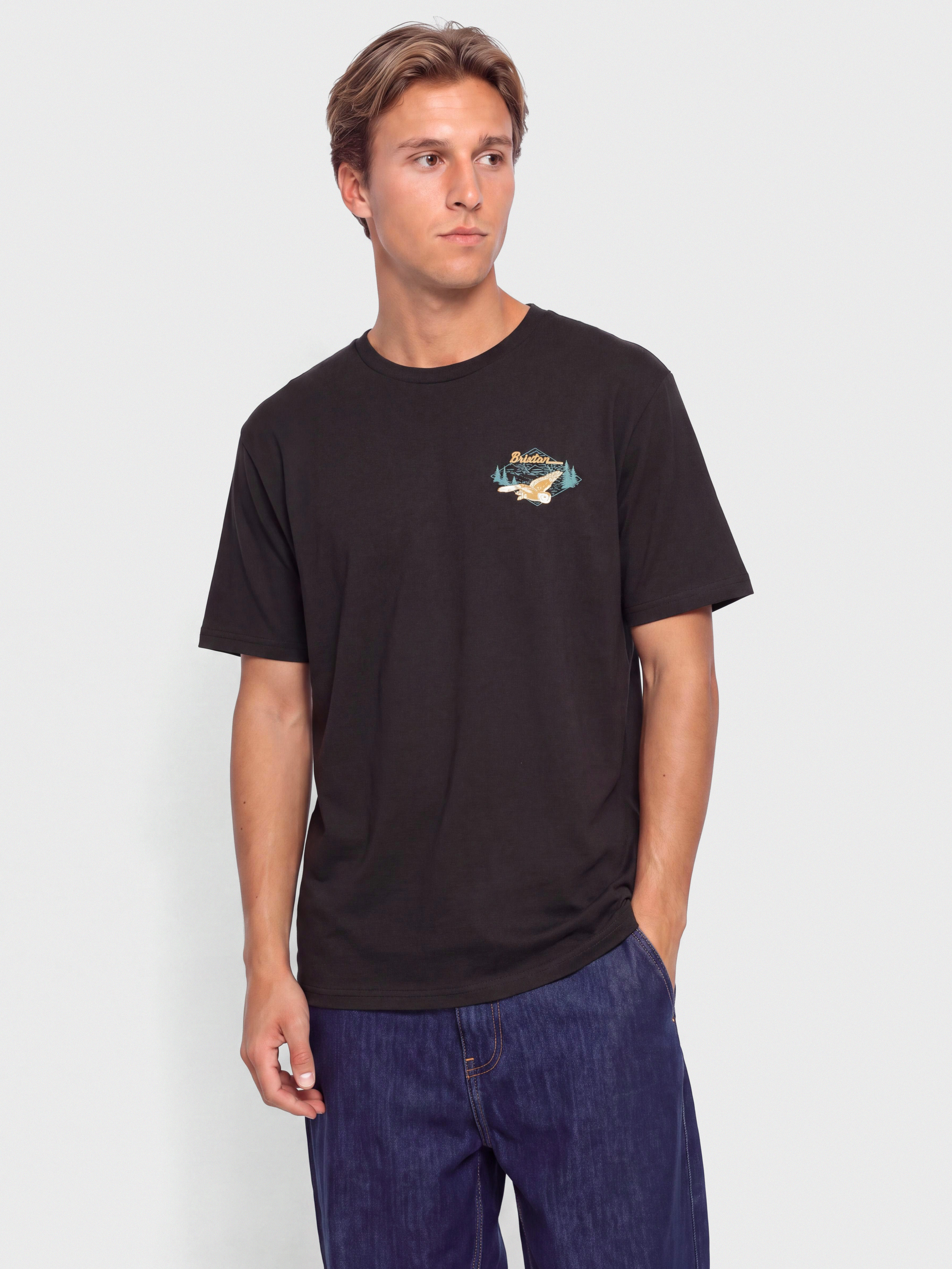 T-shirt Brixton Driftway Tlrt (black)
