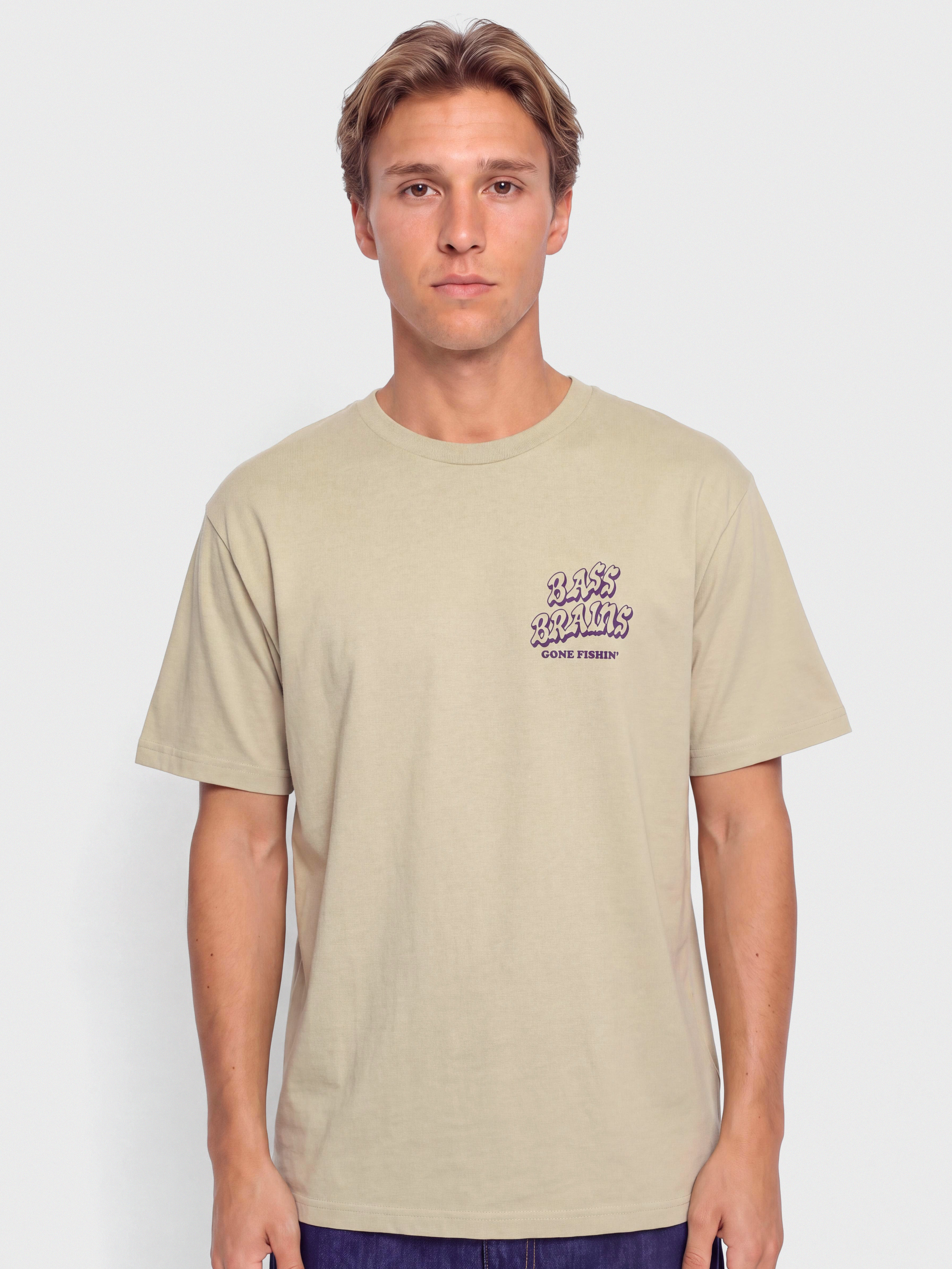 T-shirt Brixton Bass Brains Gf (sustained grey)