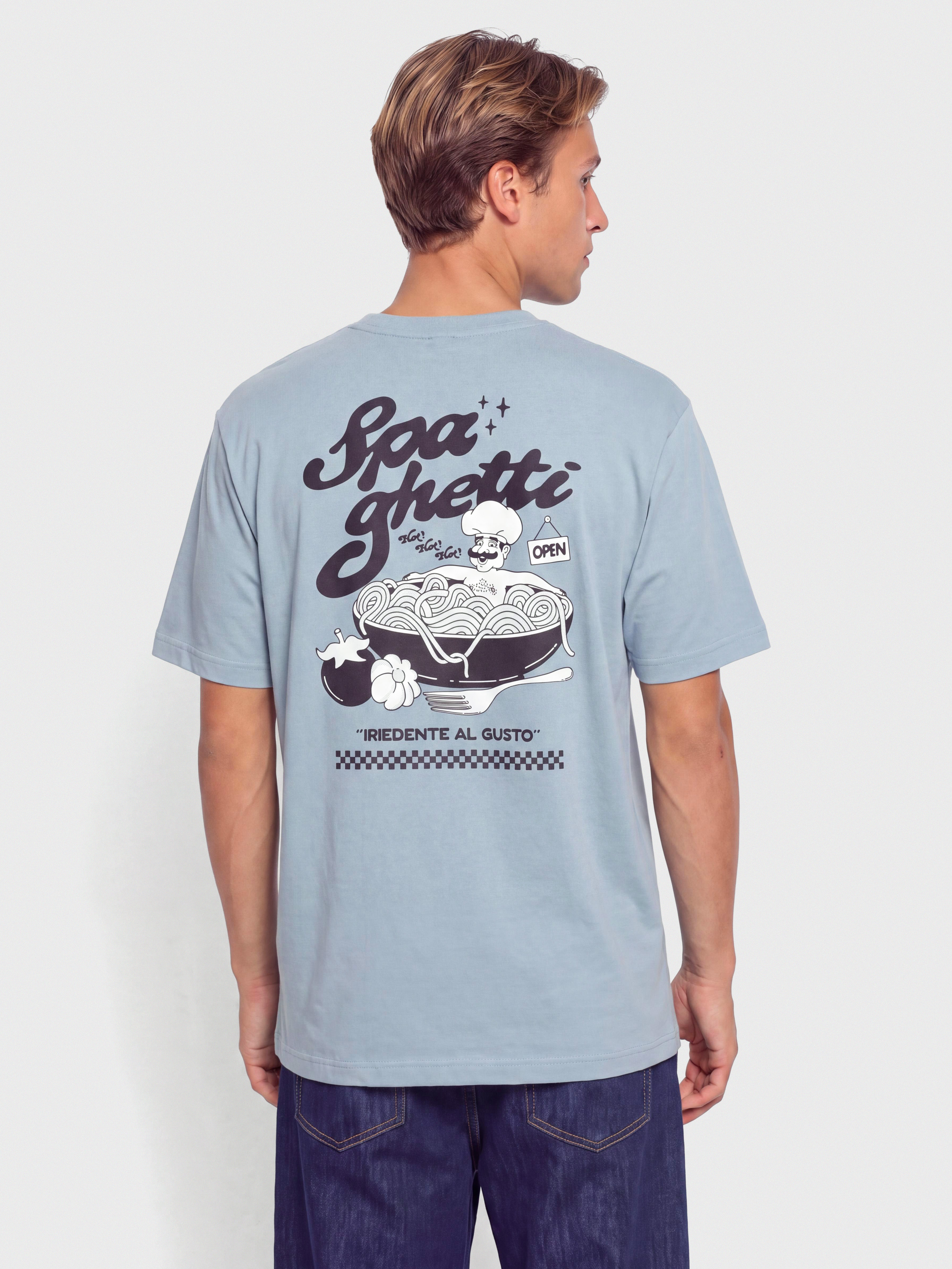 T-shirt Iriedaily Spa Ghetti (light blue)
